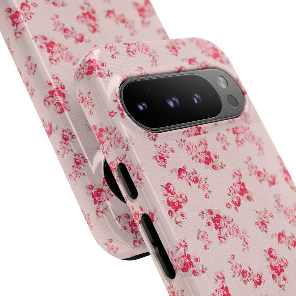 Vintage Floral Pattern Phone Case | Shabby Chic Rose Damask