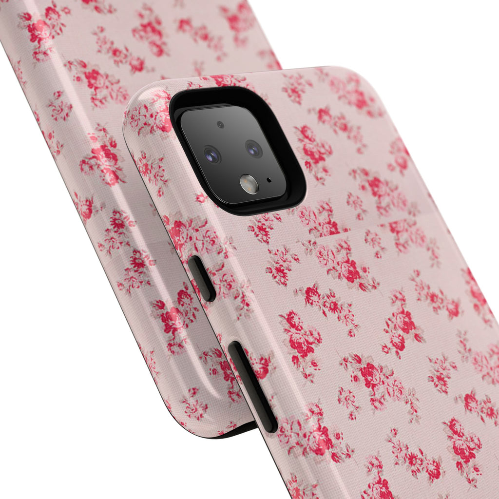 Vintage Floral Pattern Phone Case | Shabby Chic Rose Damask