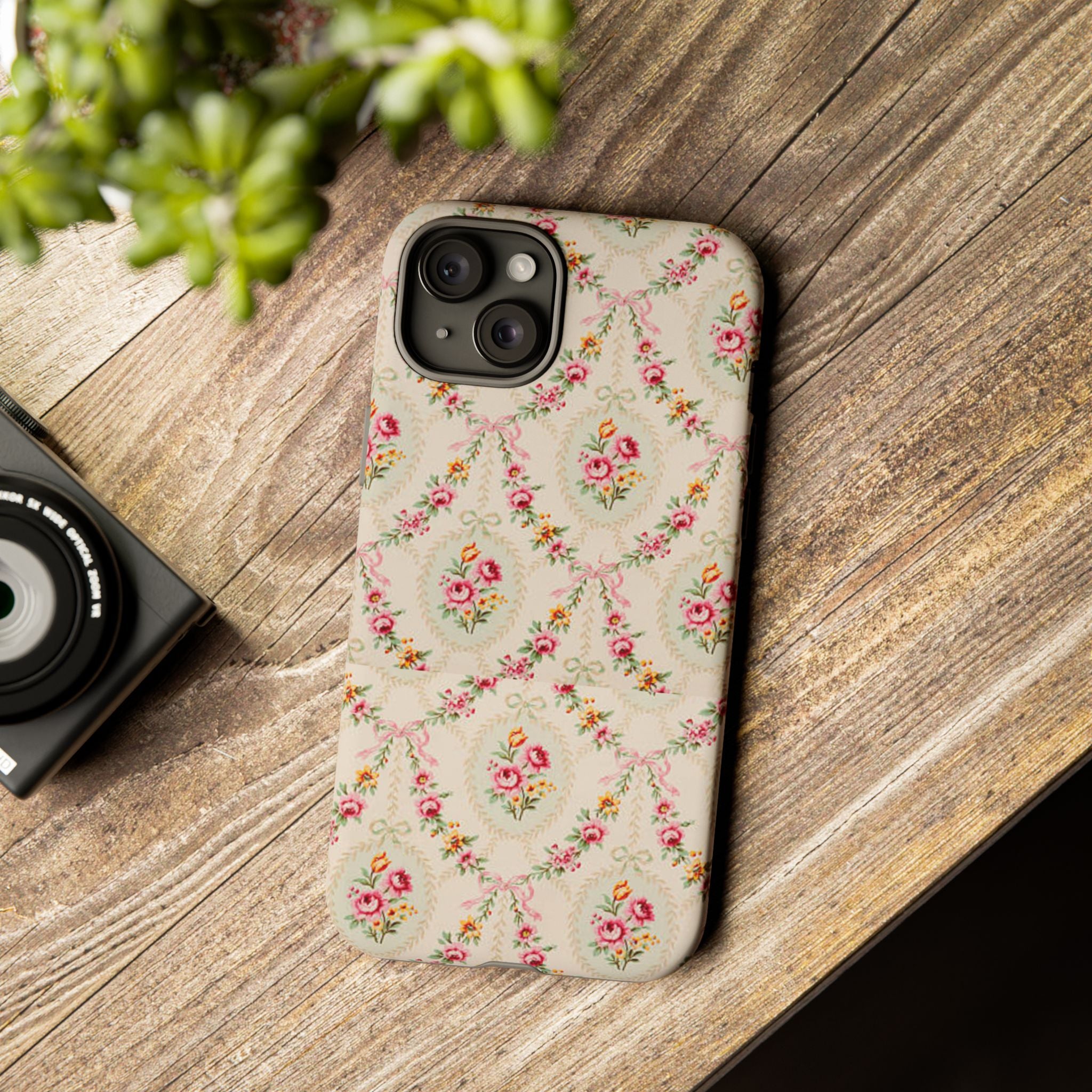 Vintage Floral Medallion phone case | Tough Cases