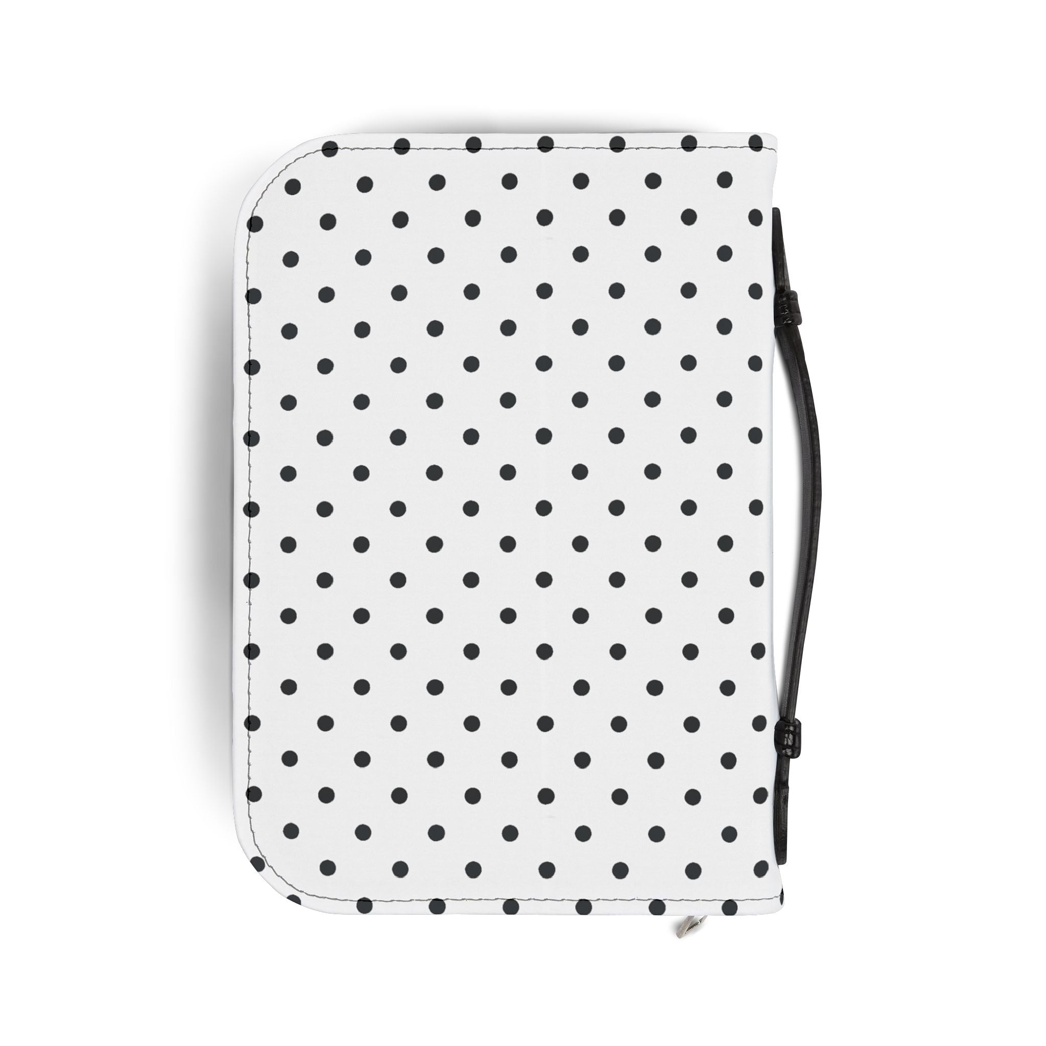 Polka Dot Bible Cover — Zippered Scripture Organizer