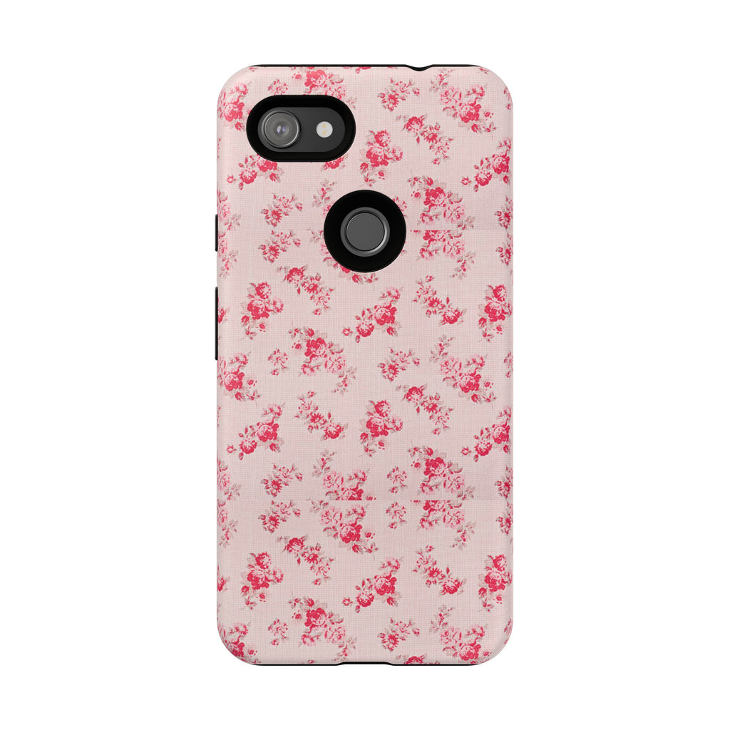 Vintage Floral Pattern Phone Case | Shabby Chic Rose Damask