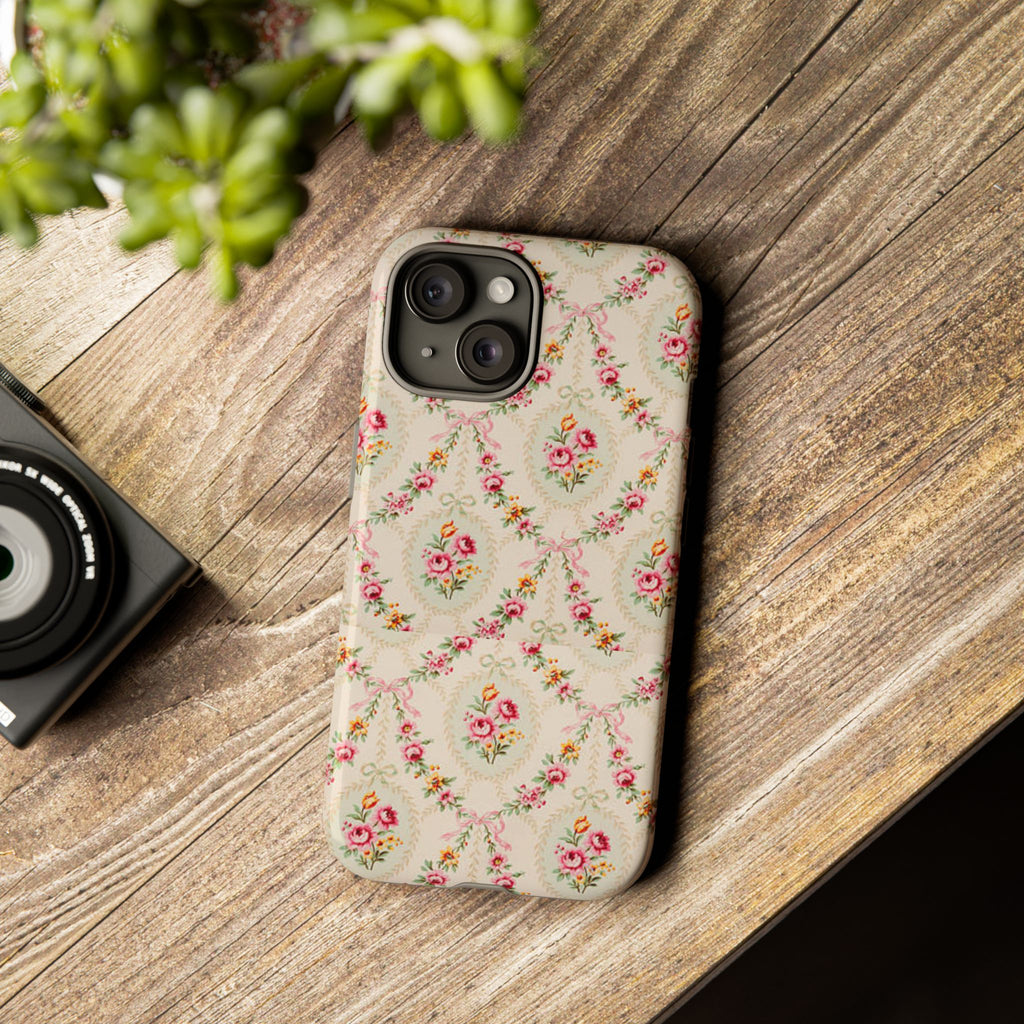 Vintage Floral Medallion phone case | Tough Cases