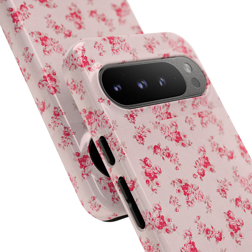 Vintage Floral Pattern Phone Case | Shabby Chic Rose Damask