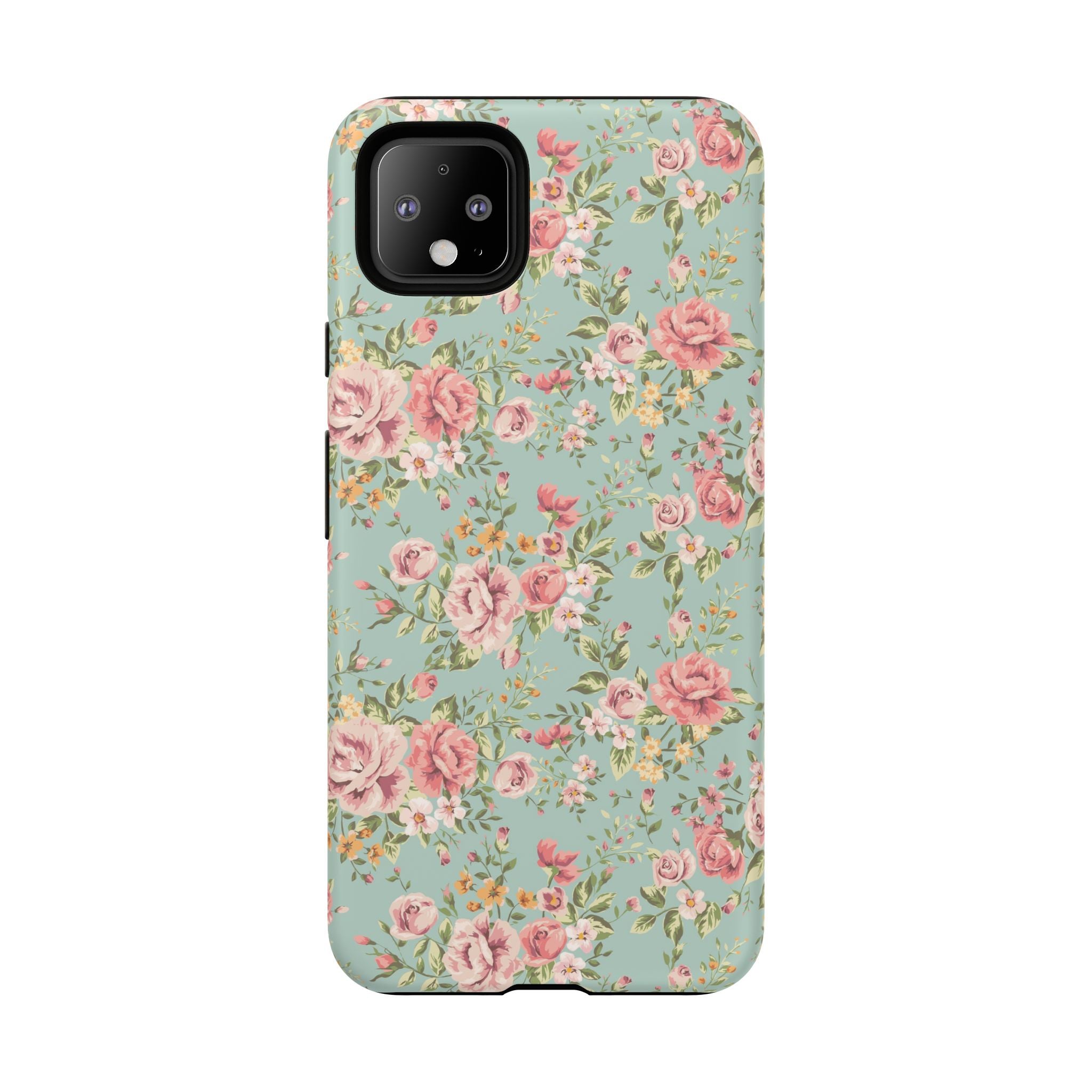 Vintage Pink Rose Floral Phone Case | Tough Case