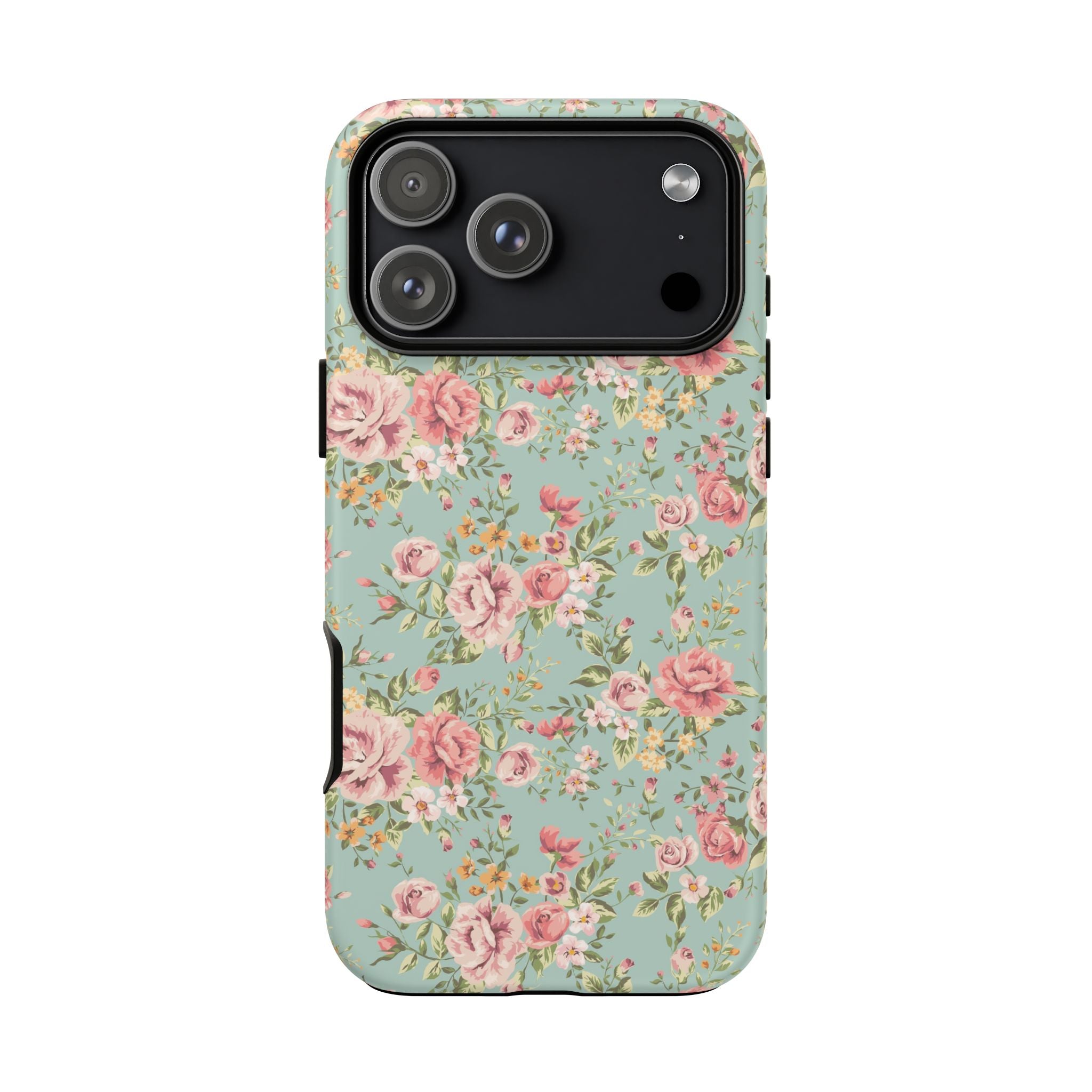 Vintage Pink Rose Floral Phone Case | Tough Case