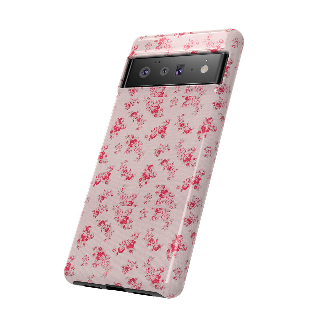 Vintage Floral Pattern Phone Case | Shabby Chic Rose Damask