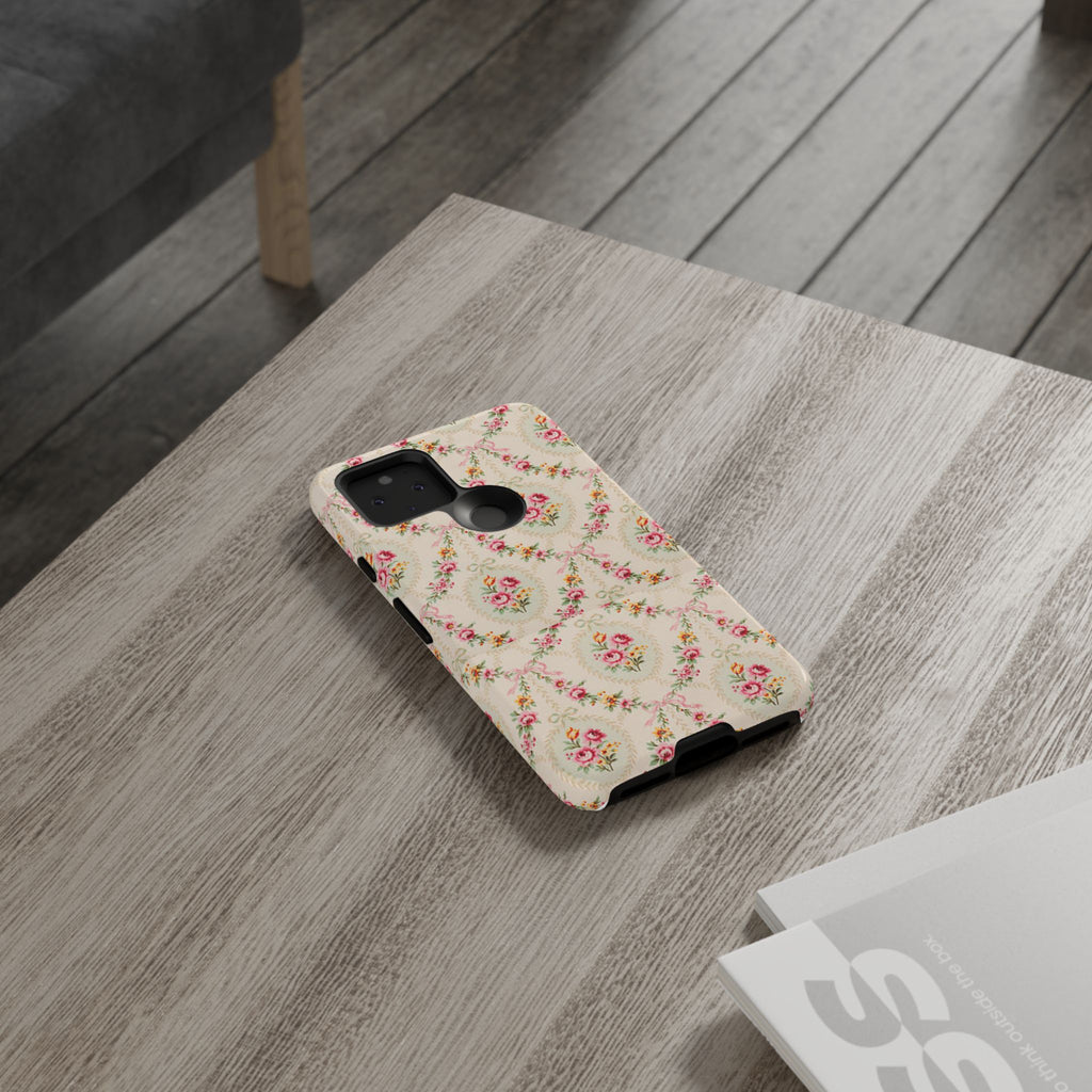Vintage Floral Medallion phone case | Tough Cases