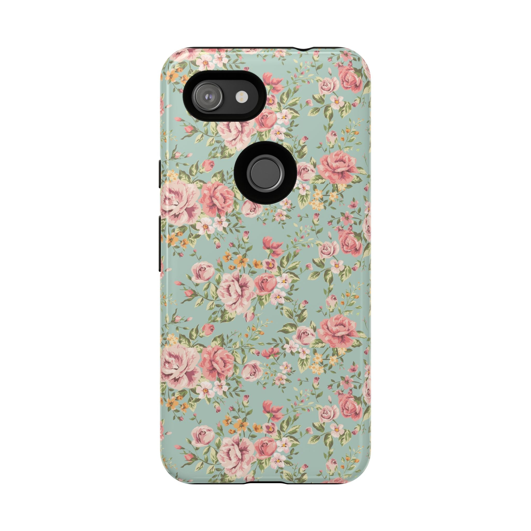 Vintage Pink Rose Floral Phone Case | Tough Case