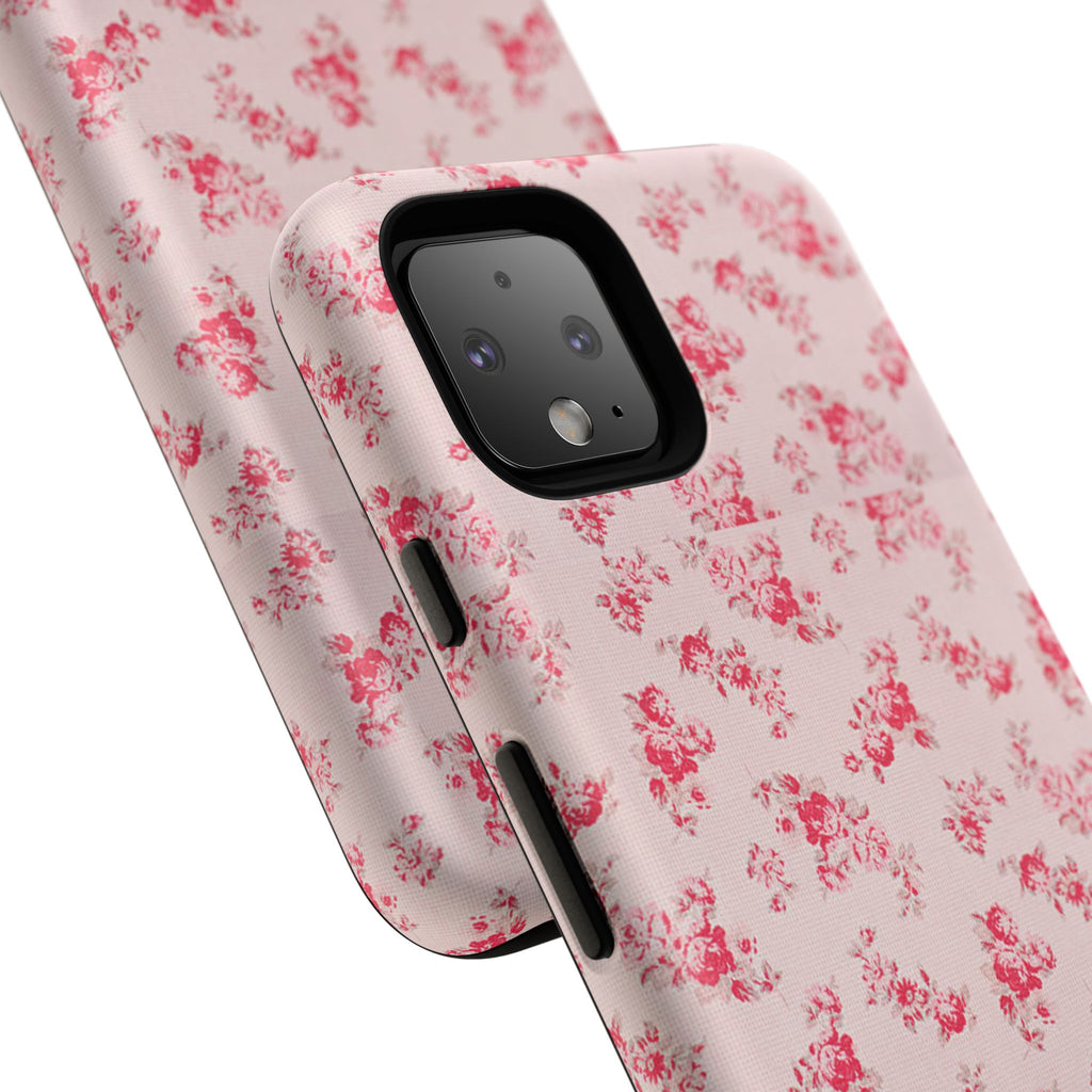 Vintage Floral Pattern Phone Case | Shabby Chic Rose Damask