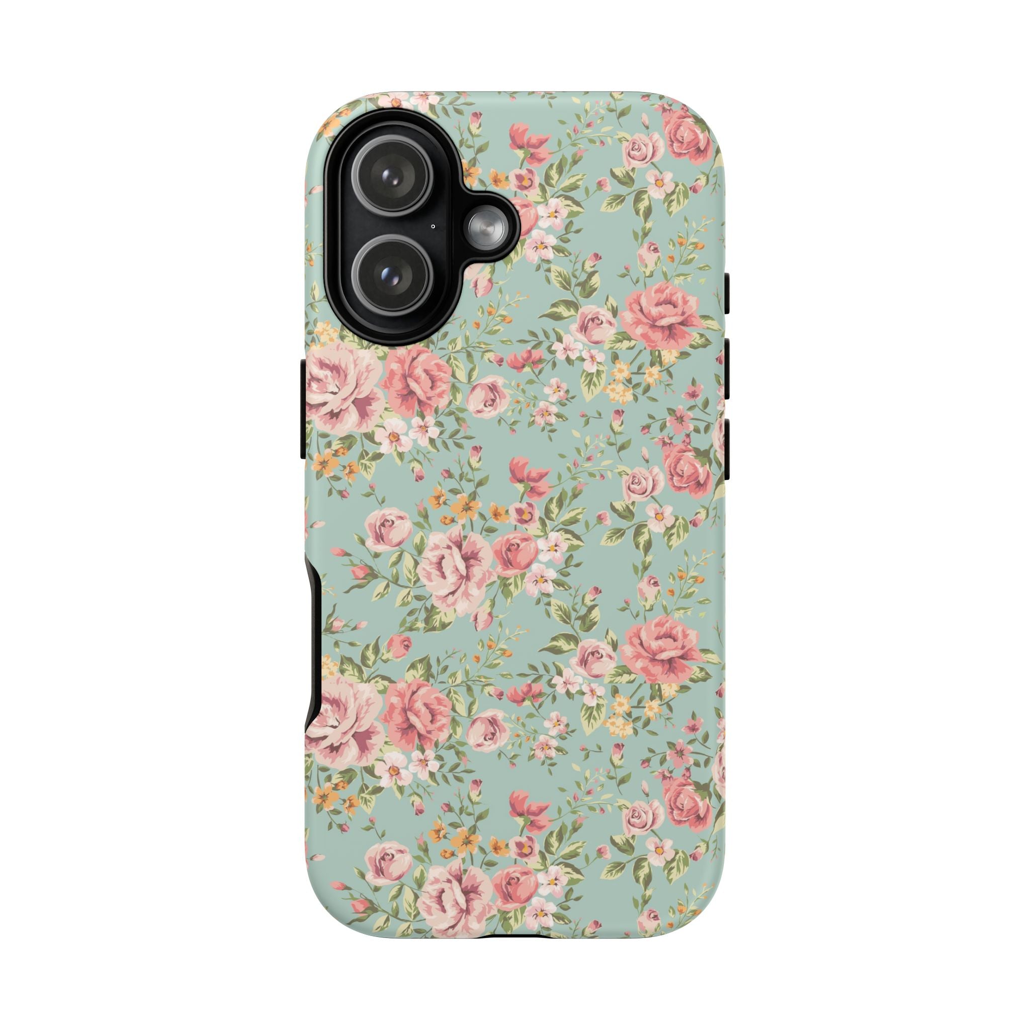 Vintage Pink Rose Floral Phone Case | Tough Case