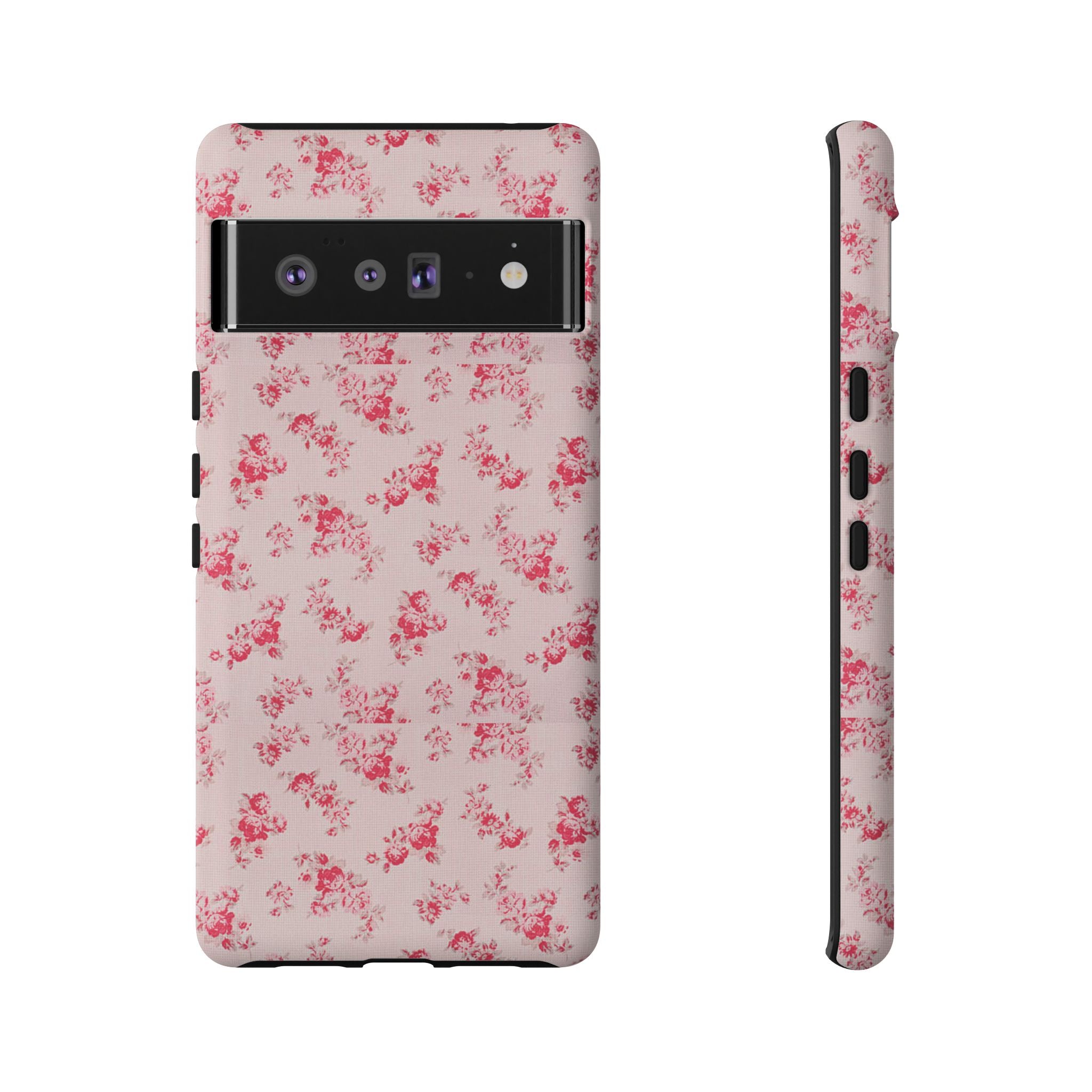 Vintage Floral Pattern Phone Case | Shabby Chic Rose Damask