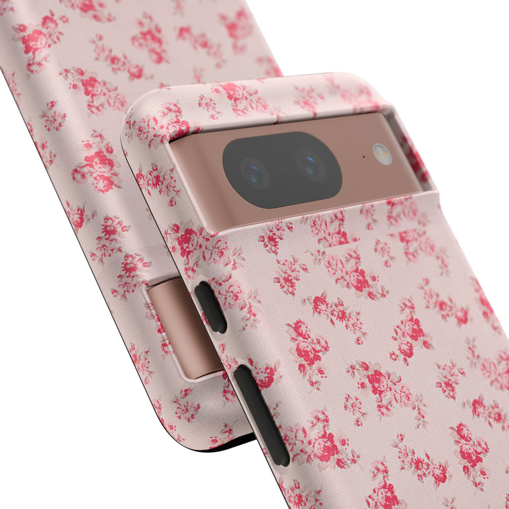 Vintage Floral Pattern Phone Case | Shabby Chic Rose Damask