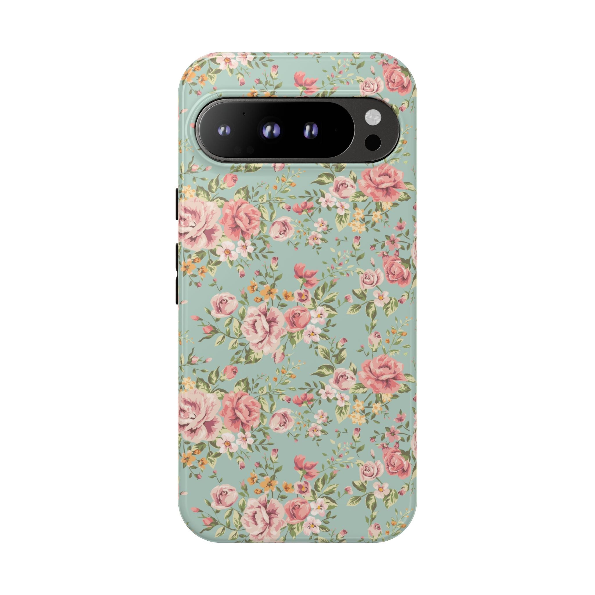 Vintage Pink Rose Floral Phone Case | Tough Case