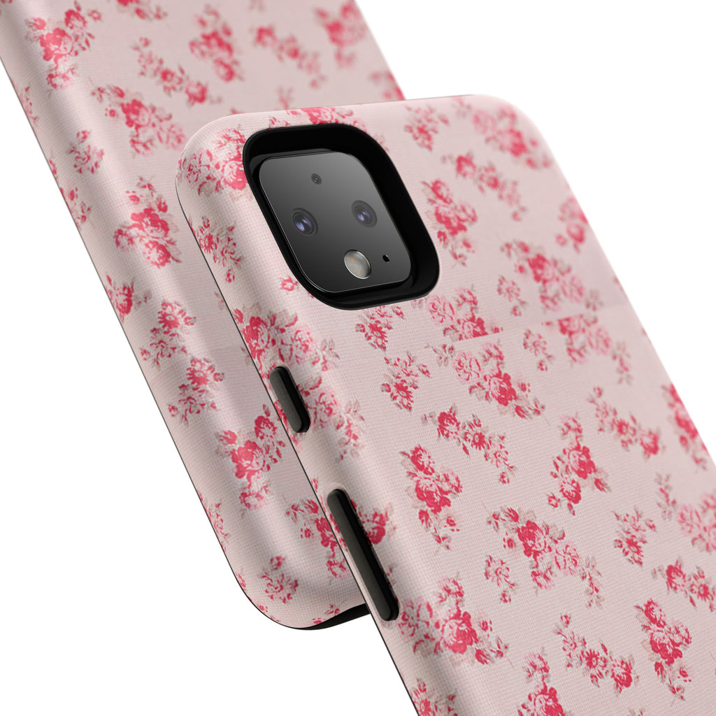Vintage Floral Pattern Phone Case | Shabby Chic Rose Damask