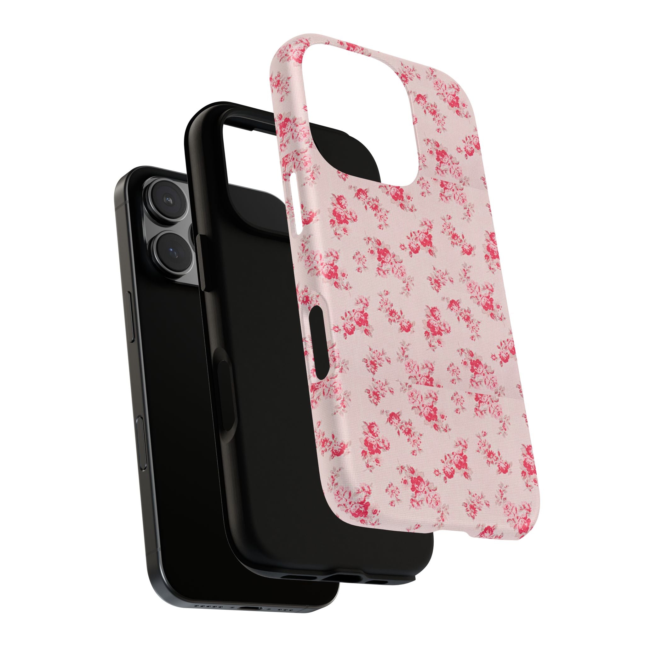 Vintage Floral Pattern Phone Case | Shabby Chic Rose Damask