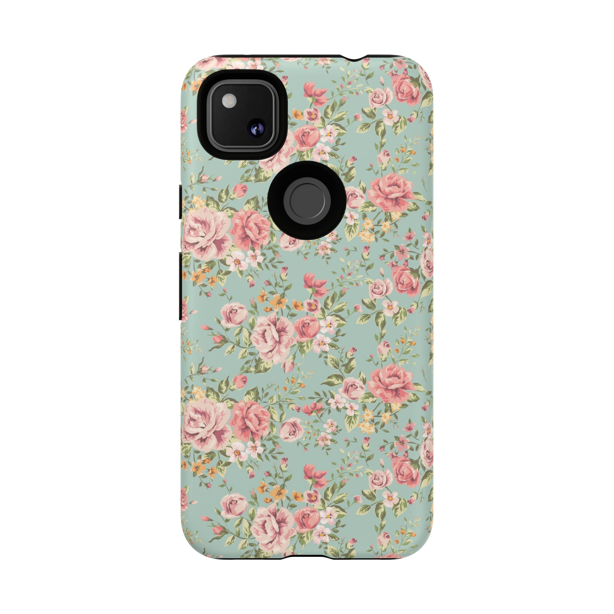 Vintage Pink Rose Floral Phone Case | Tough Case