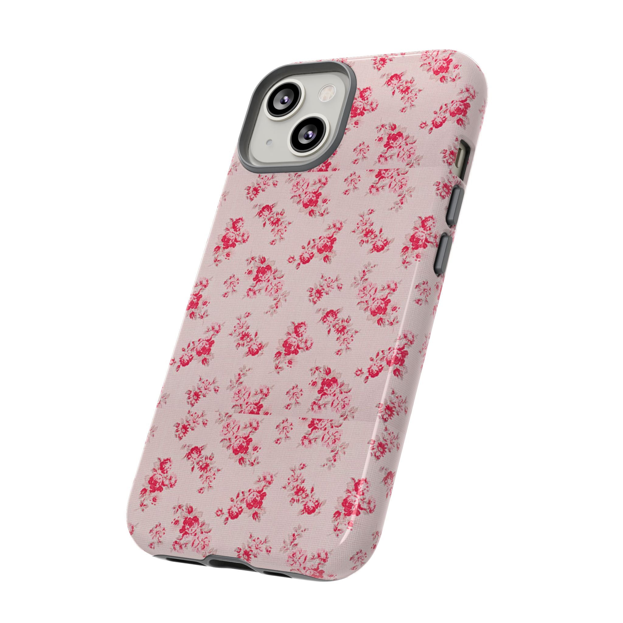 Vintage Floral Pattern Phone Case | Shabby Chic Rose Damask
