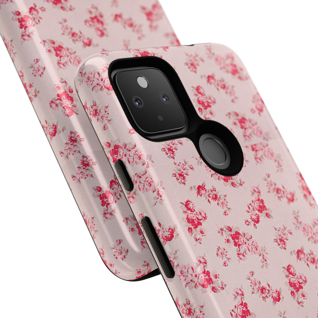 Vintage Floral Pattern Phone Case | Shabby Chic Rose Damask