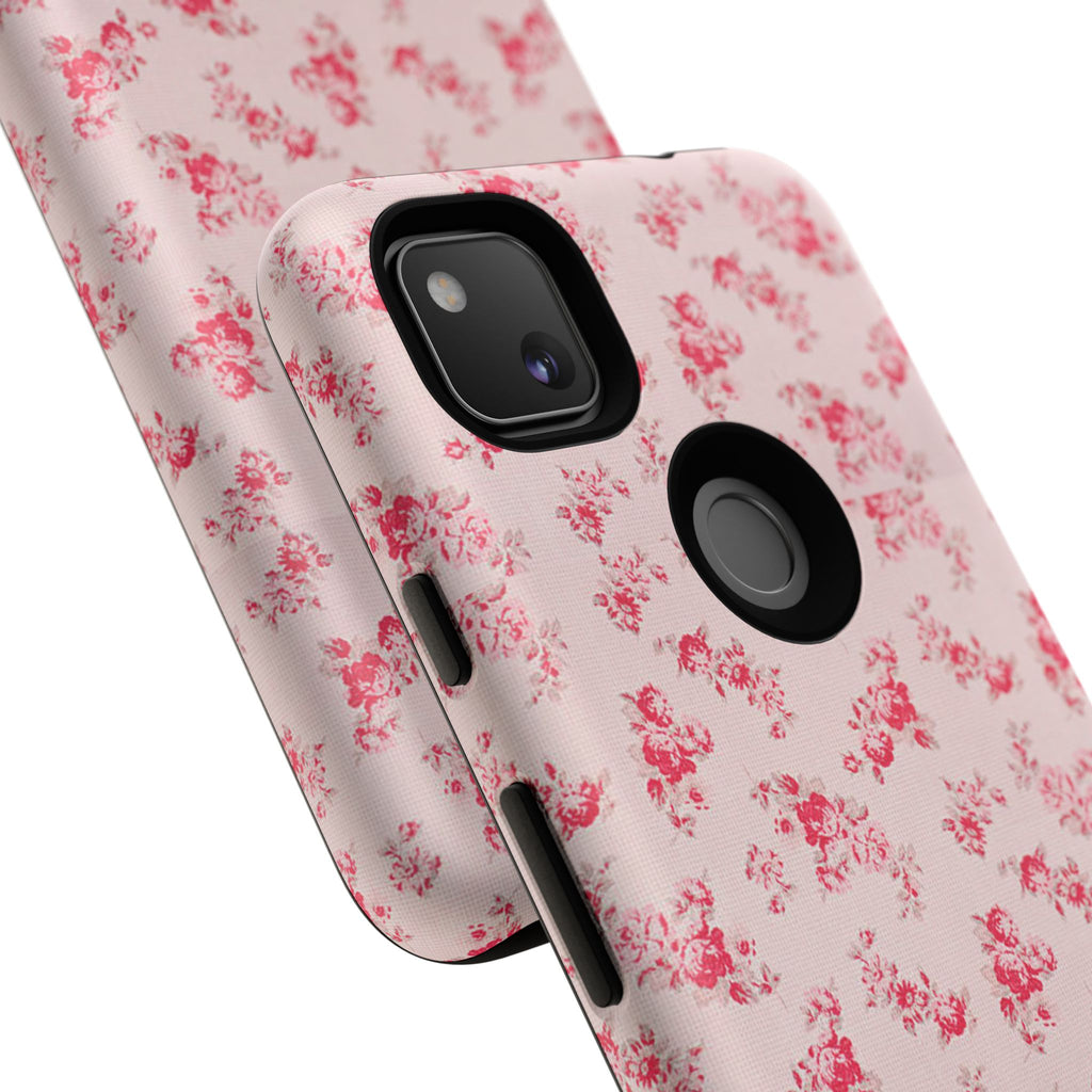 Vintage Floral Pattern Phone Case | Shabby Chic Rose Damask