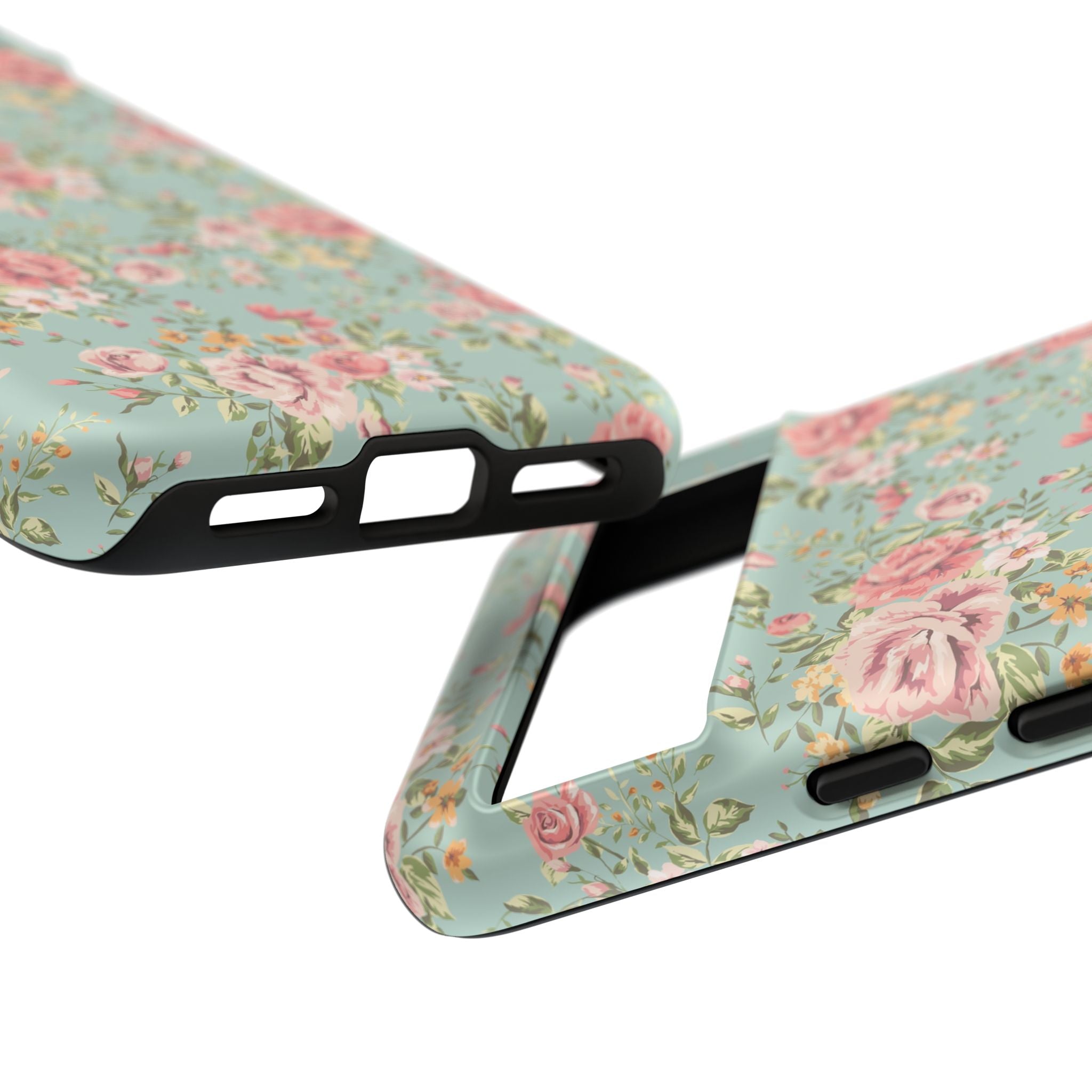 Vintage Pink Rose Floral Phone Case | Tough Case