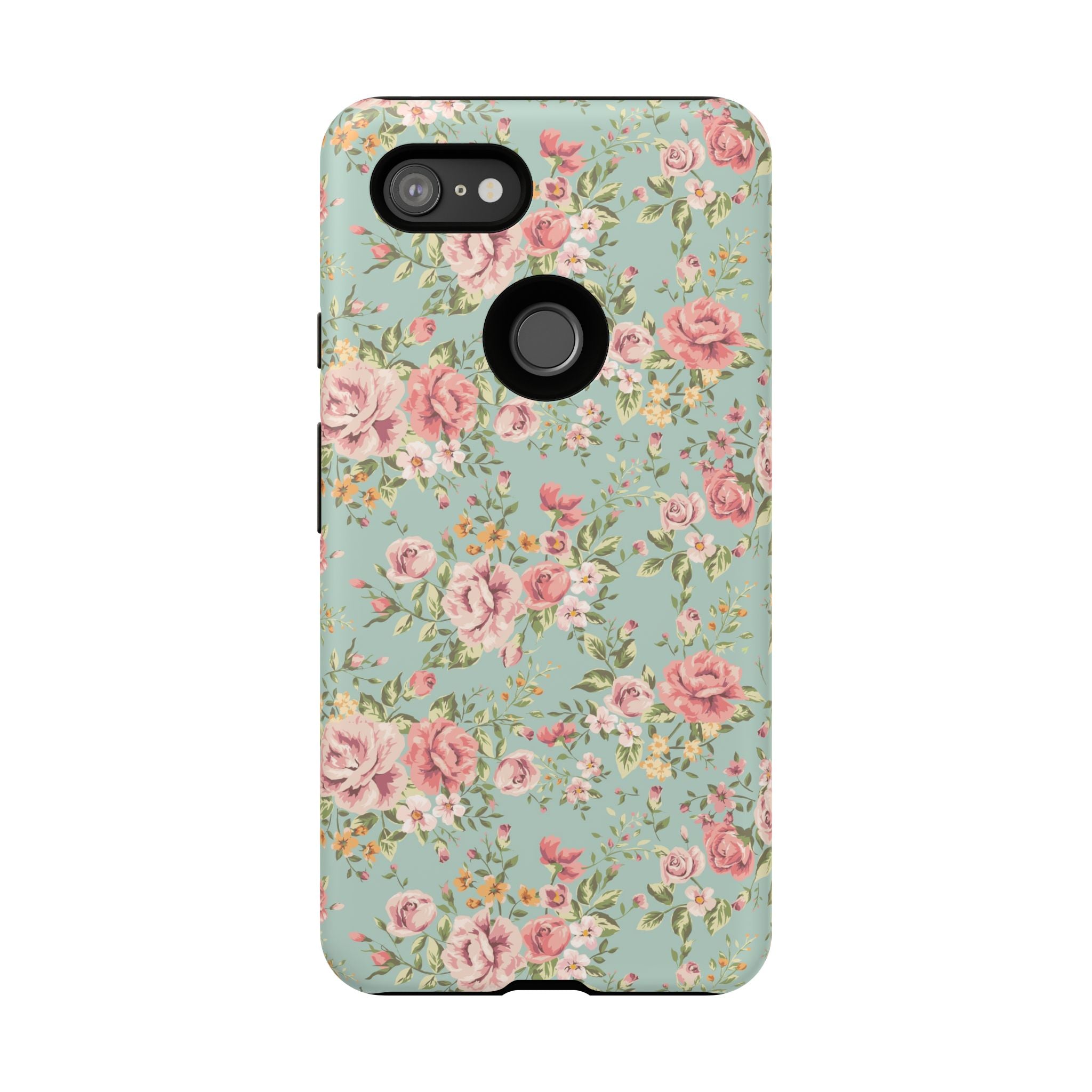 Vintage Pink Rose Floral Phone Case | Tough Case