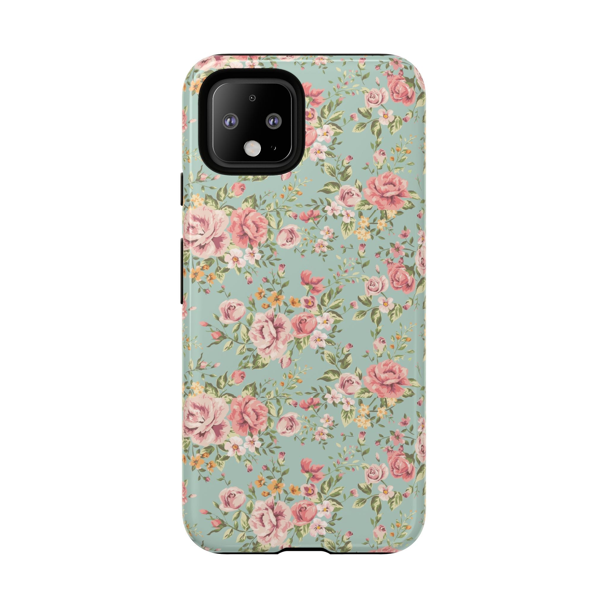 Vintage Pink Rose Floral Phone Case | Tough Case