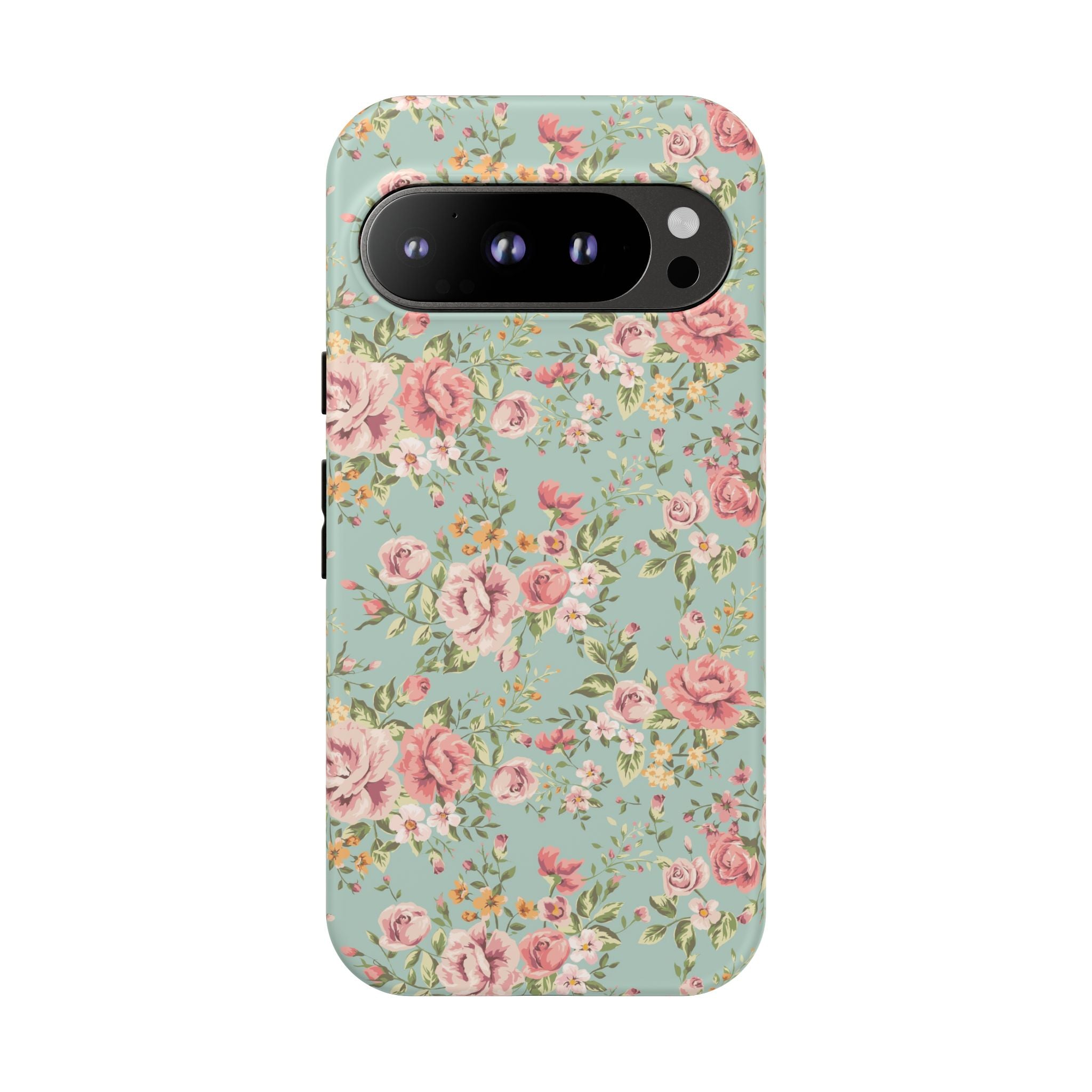 Vintage Pink Rose Floral Phone Case | Tough Case