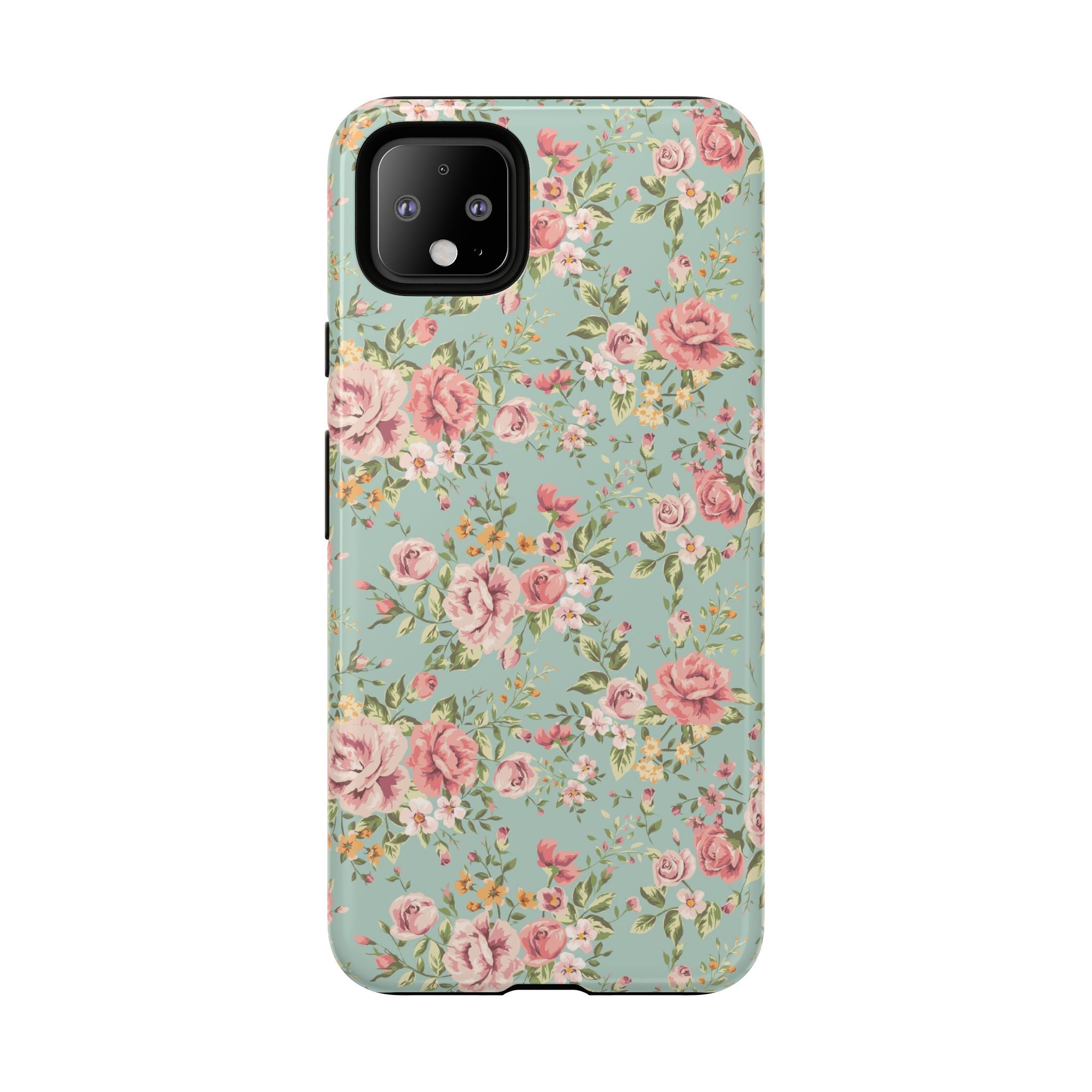 Vintage Pink Rose Floral Phone Case | Tough Case