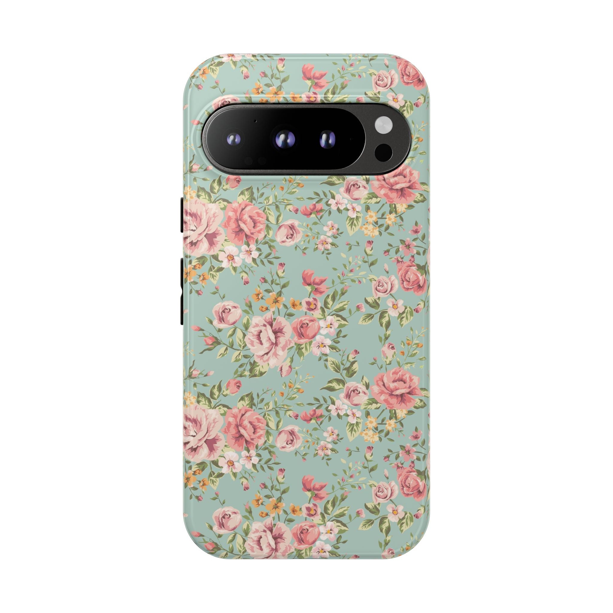 Vintage Pink Rose Floral Phone Case | Tough Case