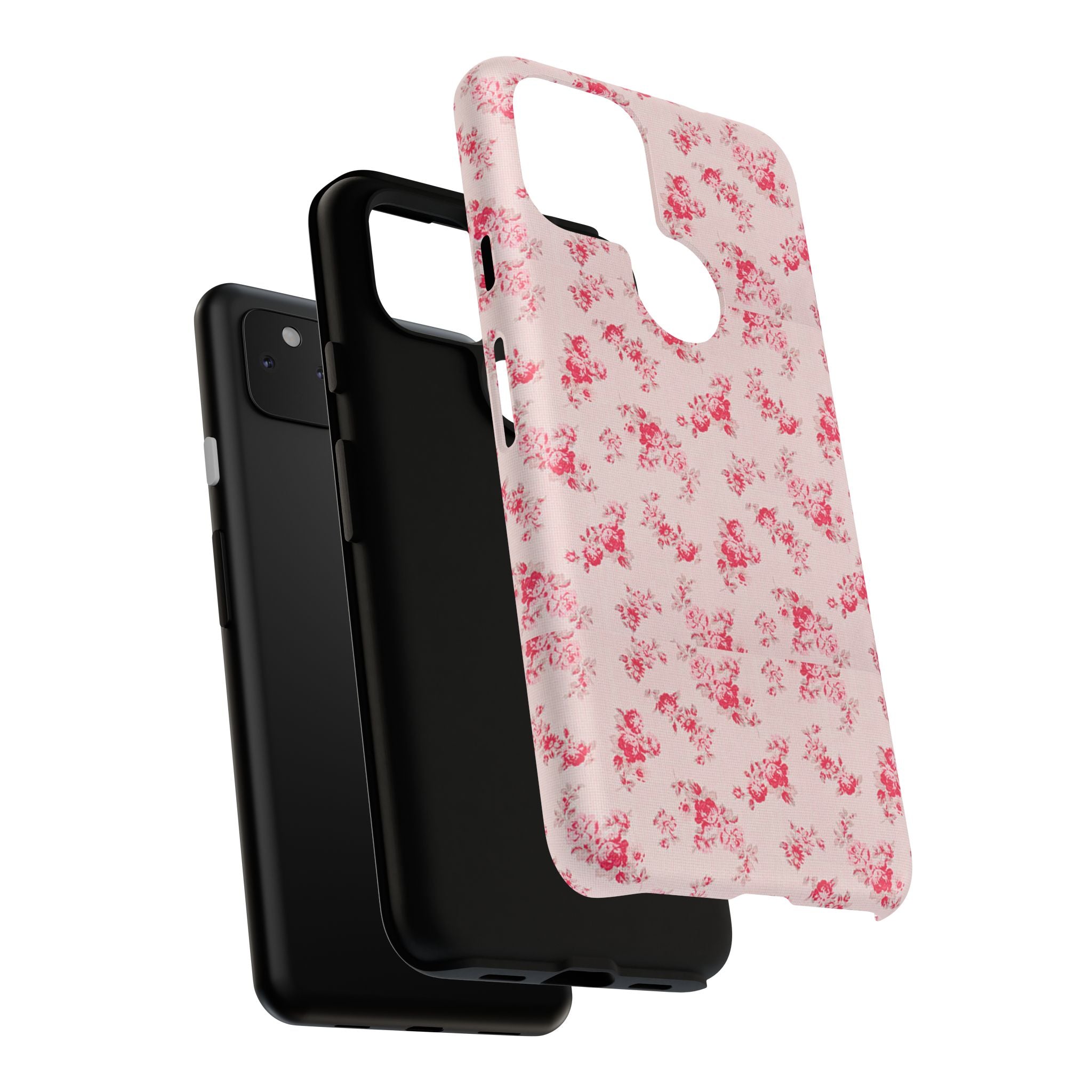 Vintage Floral Pattern Phone Case | Shabby Chic Rose Damask