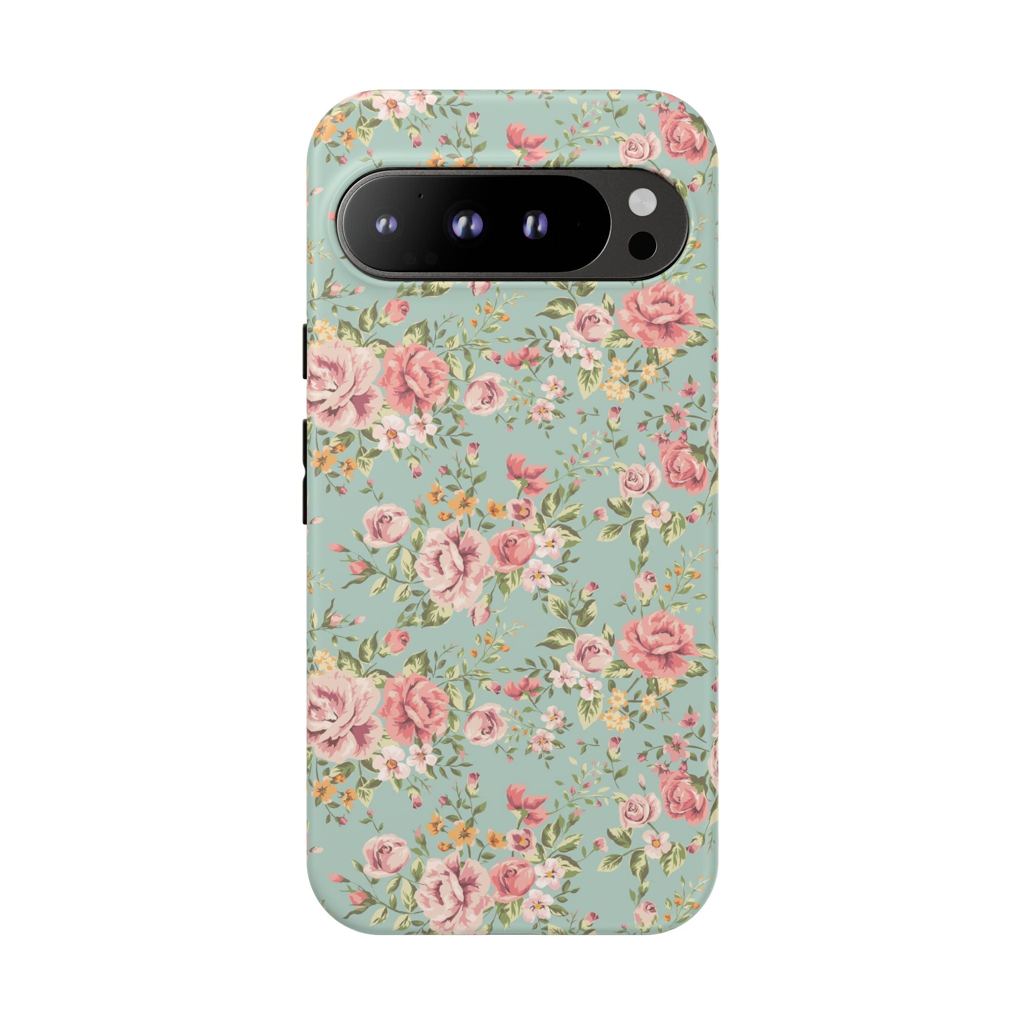 Vintage Pink Rose Floral Phone Case | Tough Case