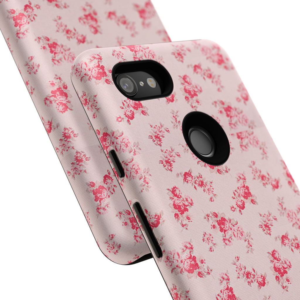 Vintage Floral Pattern Phone Case | Shabby Chic Rose Damask