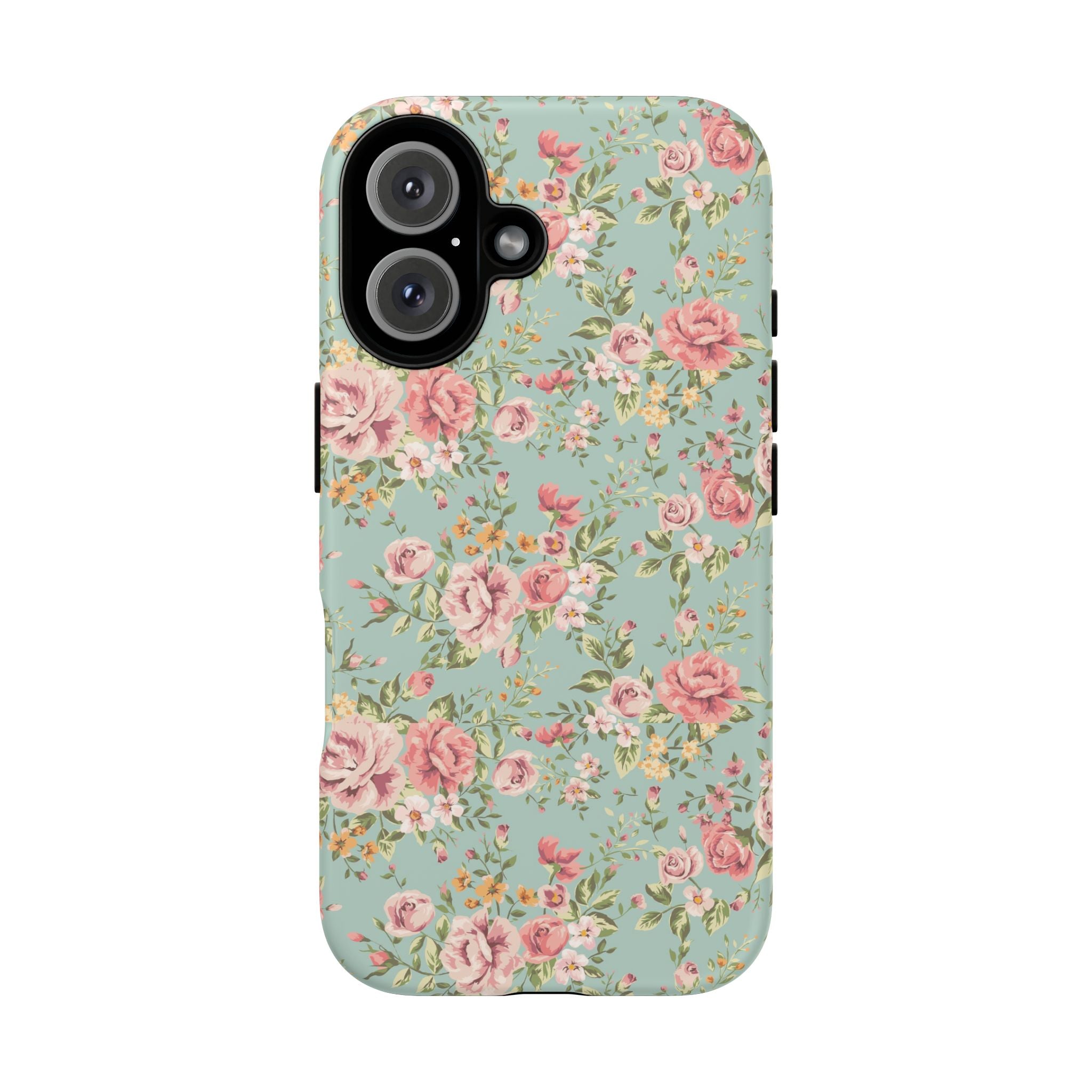 Vintage Pink Rose Floral Phone Case | Tough Case