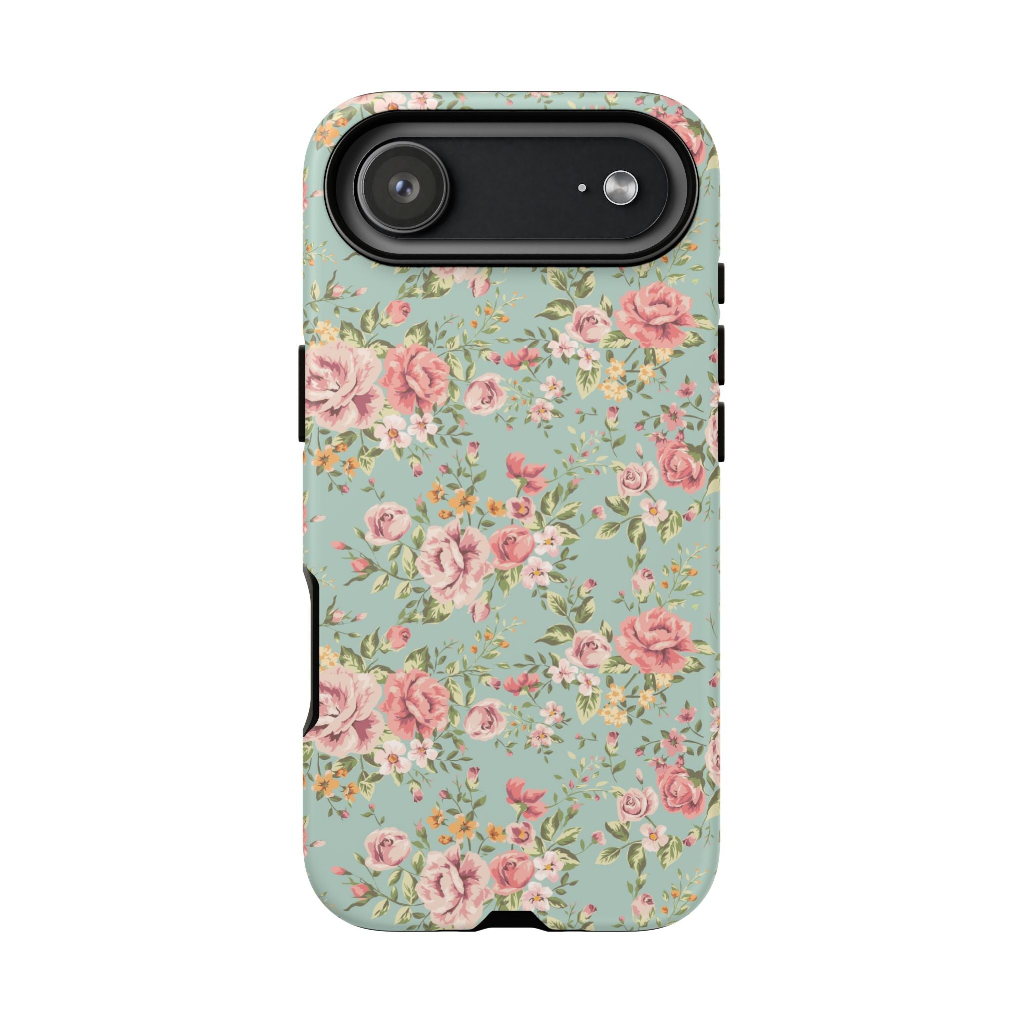 Vintage Pink Rose Floral Phone Case | Tough Case