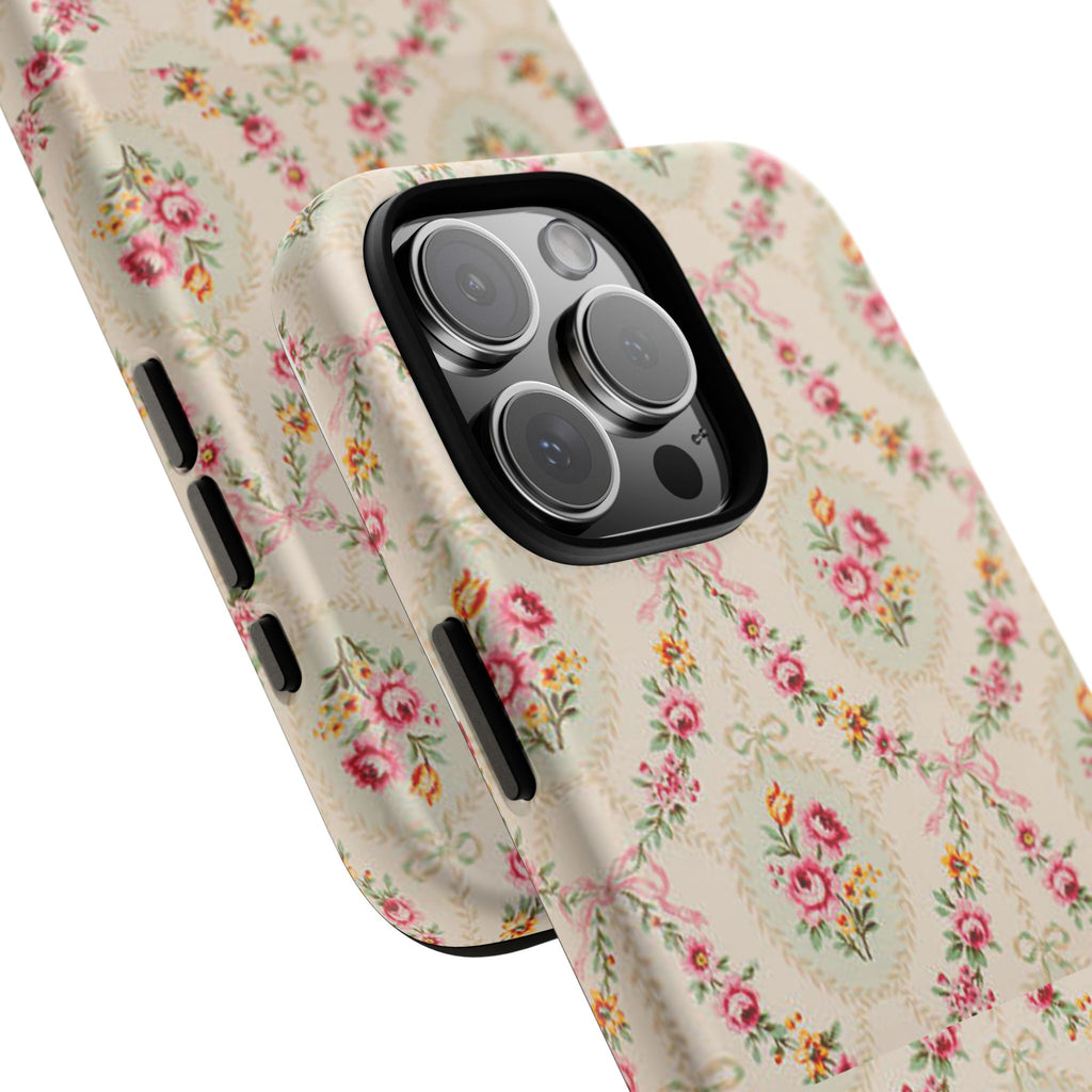 Vintage Floral Medallion phone case | Tough Cases