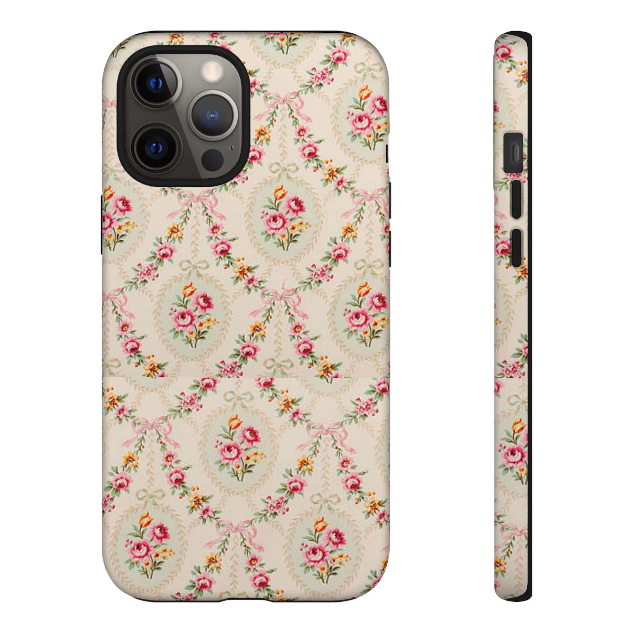Vintage Floral Medallion phone case | Tough Cases