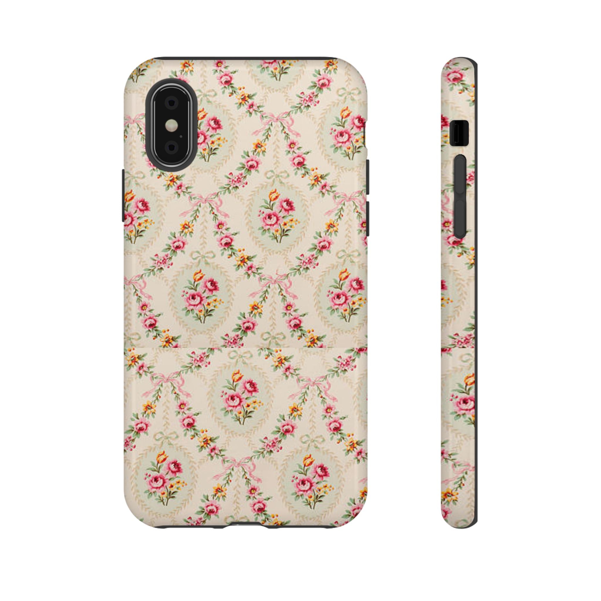 Vintage Floral Medallion phone case | Tough Cases