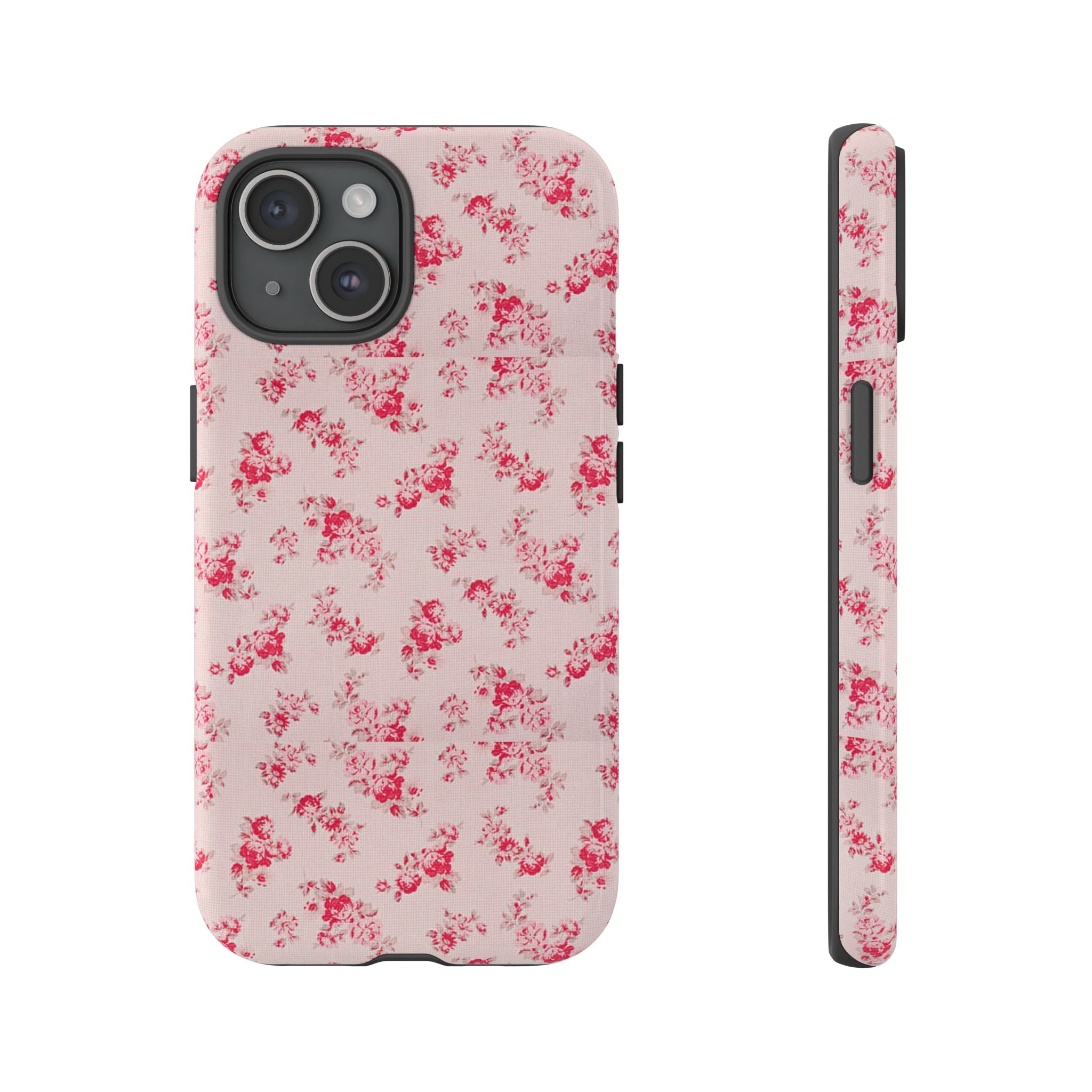Vintage Floral Pattern Phone Case | Shabby Chic Rose Damask