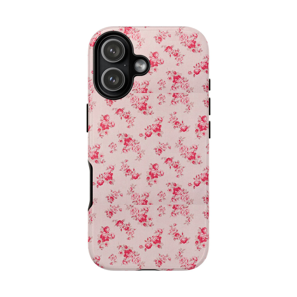 Vintage Floral Pattern Phone Case | Shabby Chic Rose Damask