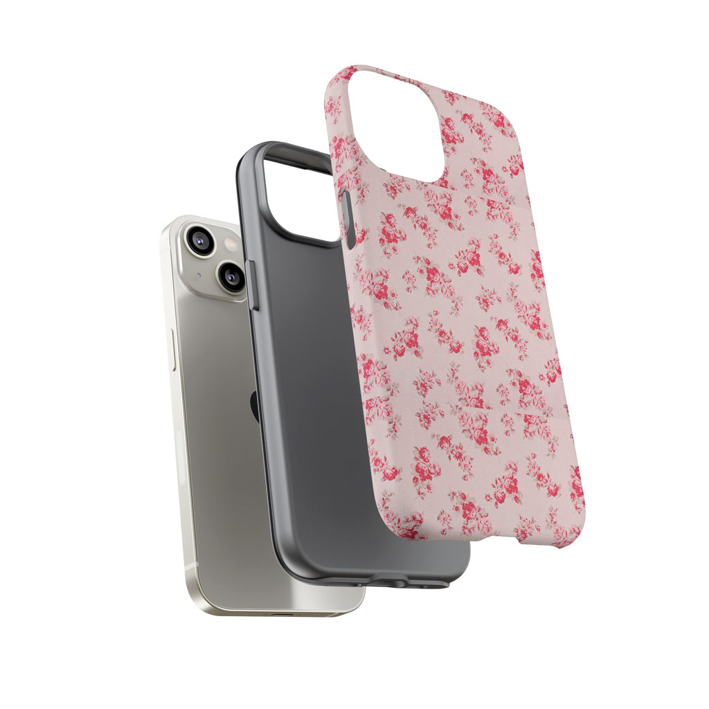 Vintage Floral Pattern Phone Case | Shabby Chic Rose Damask