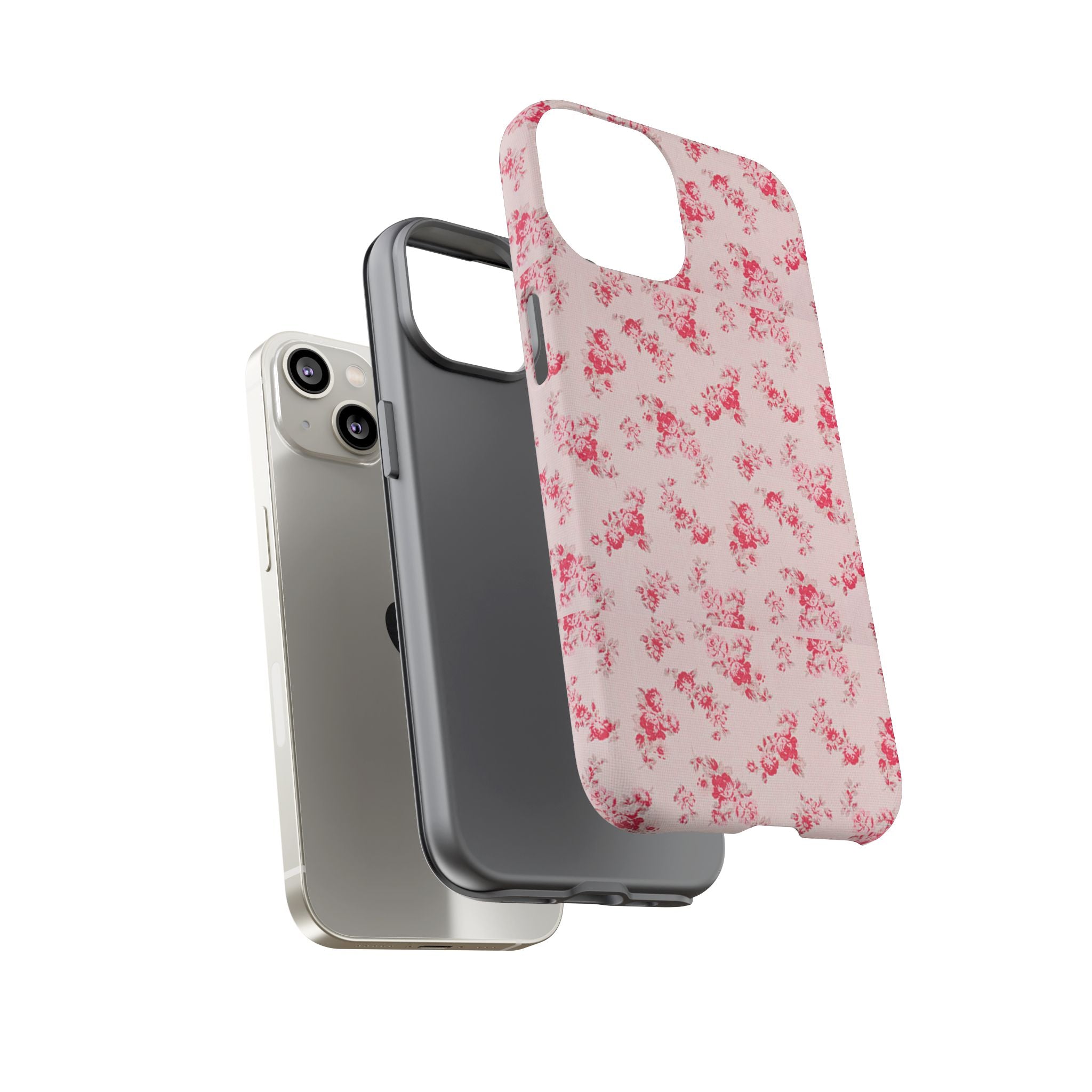 Vintage Floral Pattern Phone Case | Shabby Chic Rose Damask