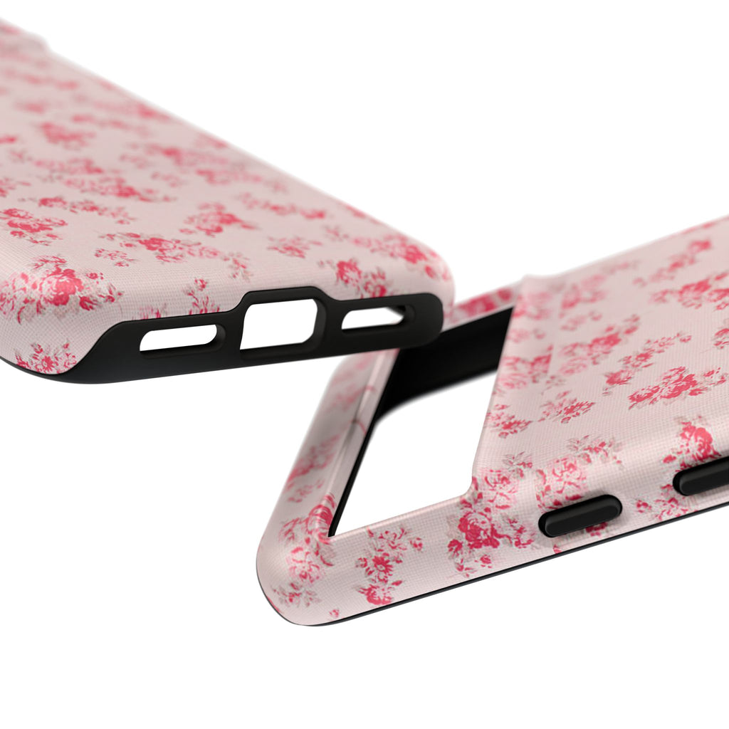 Vintage Floral Pattern Phone Case | Shabby Chic Rose Damask