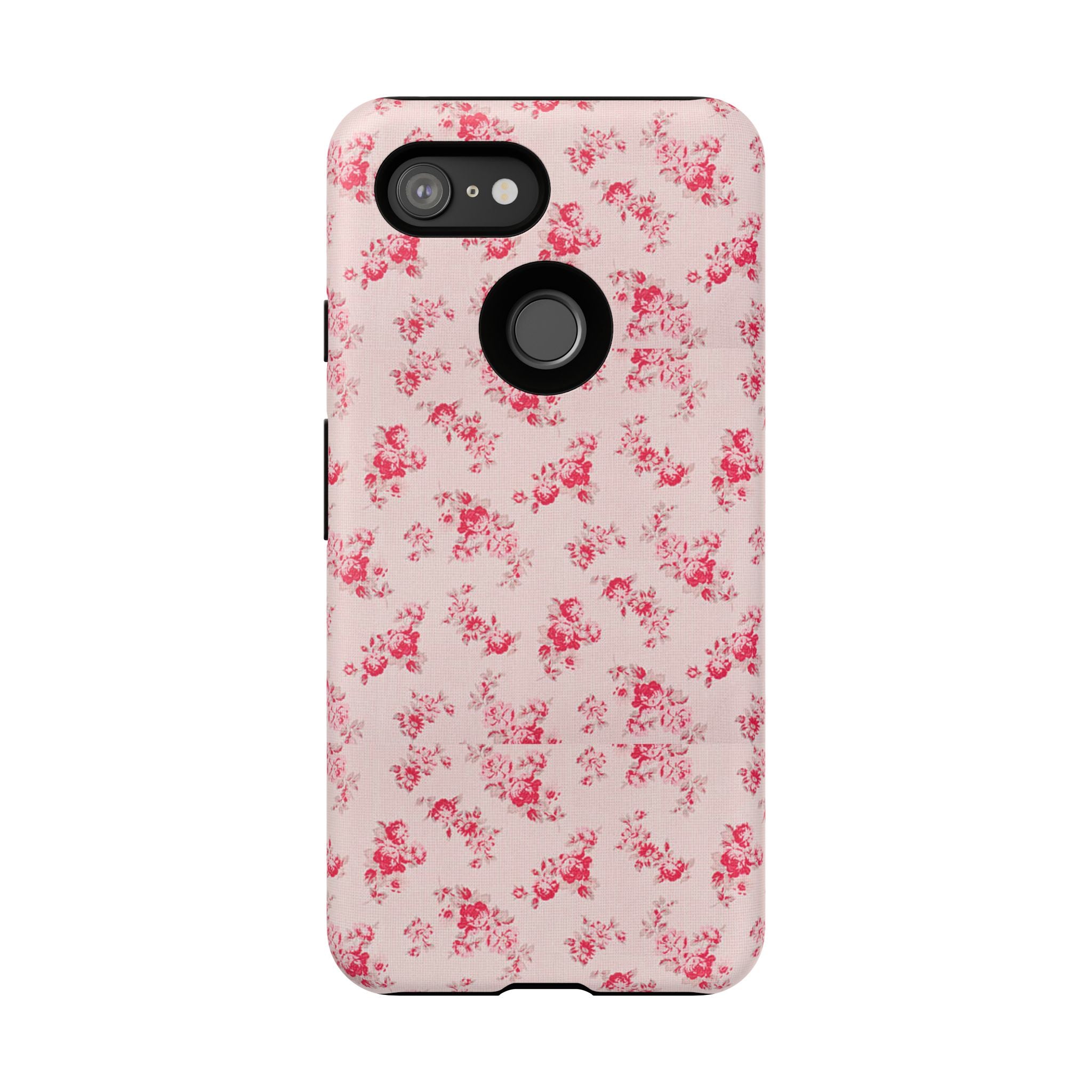 Vintage Floral Pattern Phone Case | Shabby Chic Rose Damask