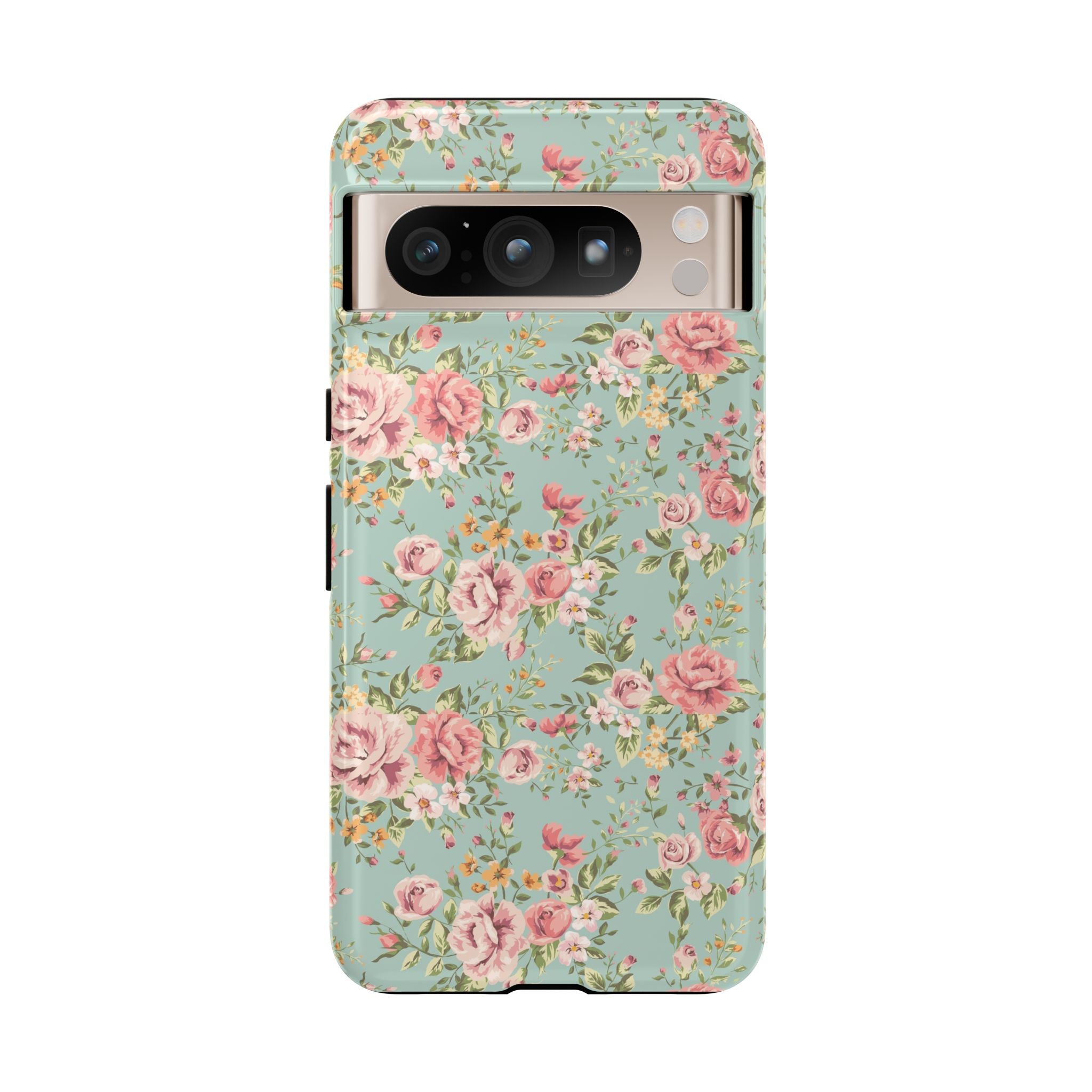 Vintage Pink Rose Floral Phone Case | Tough Case
