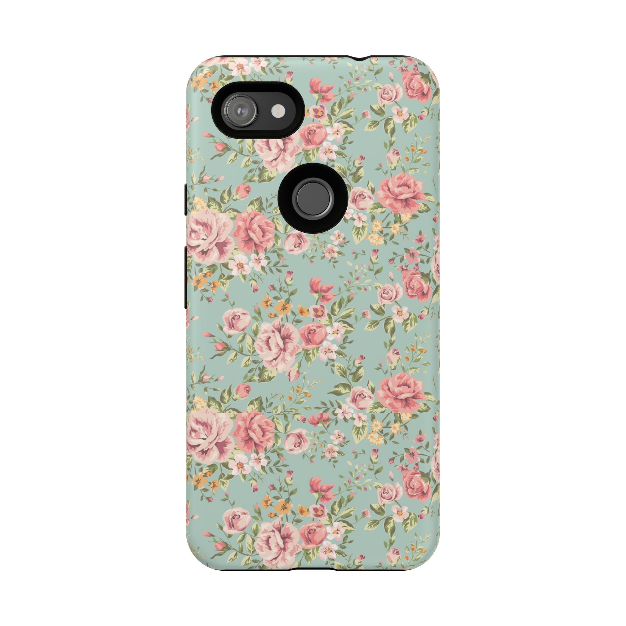 Vintage Pink Rose Floral Phone Case | Tough Case