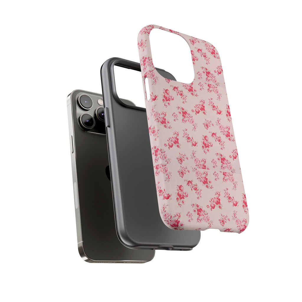 Vintage Floral Pattern Phone Case | Shabby Chic Rose Damask