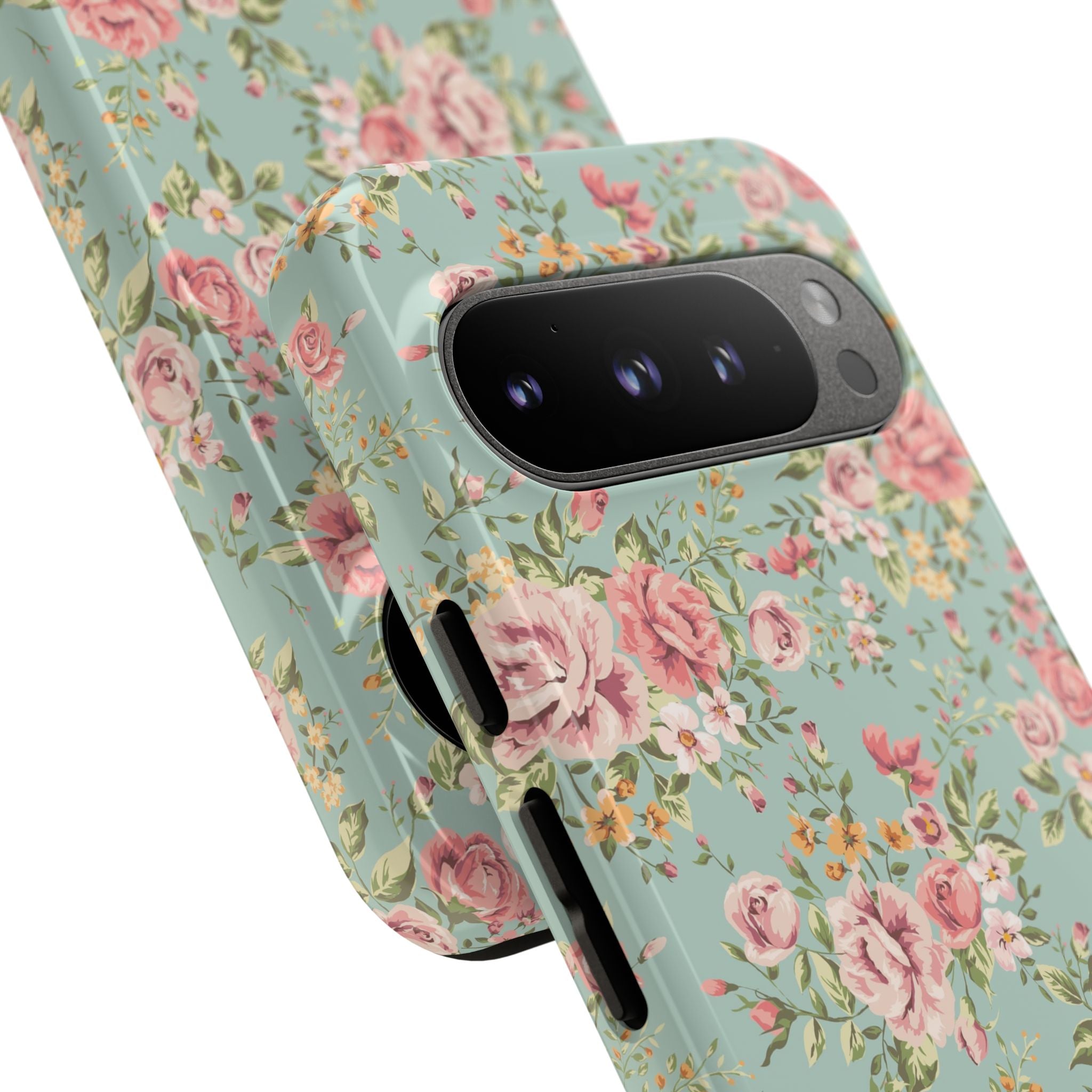 Vintage Pink Rose Floral Phone Case | Tough Case