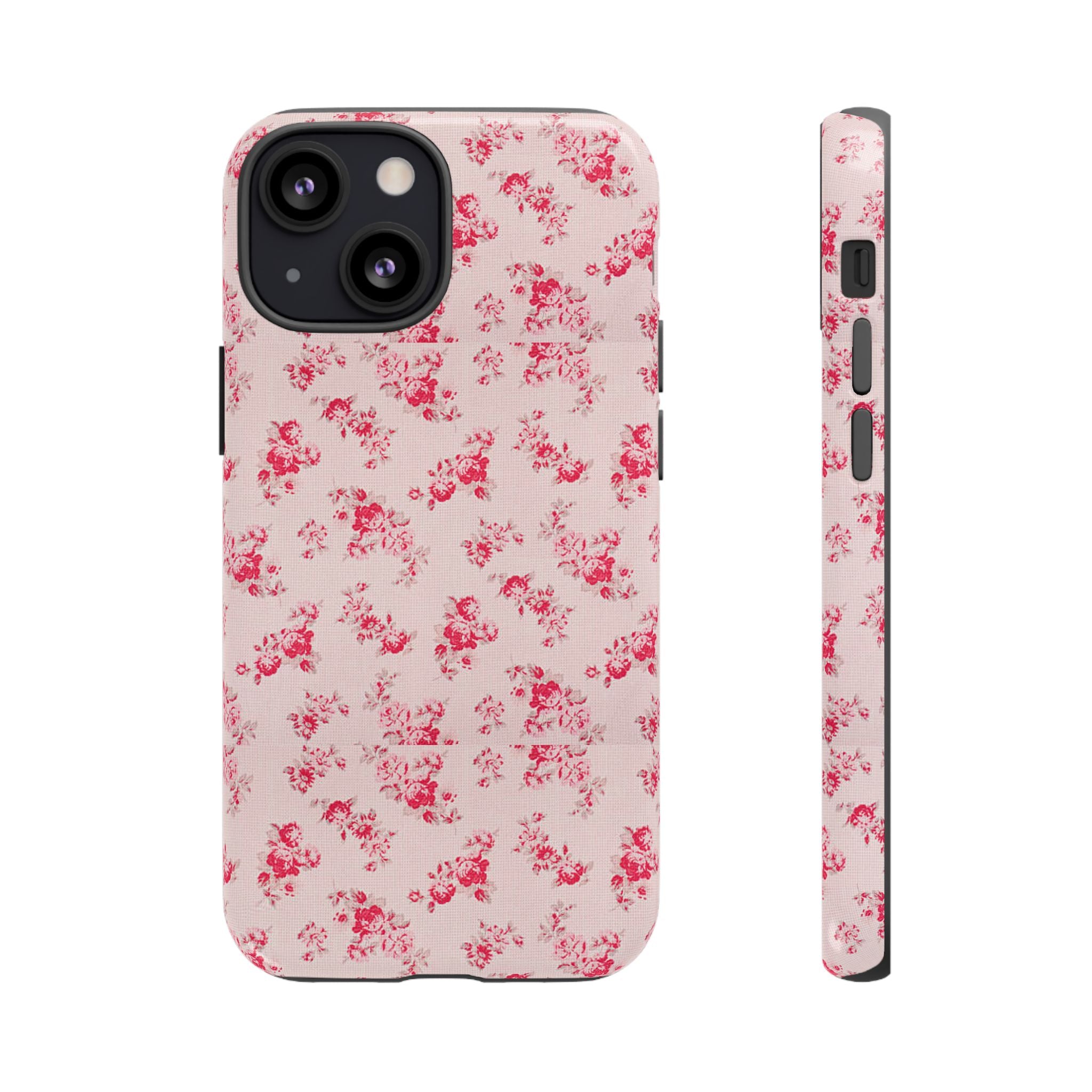 Vintage Floral Pattern Phone Case | Shabby Chic Rose Damask