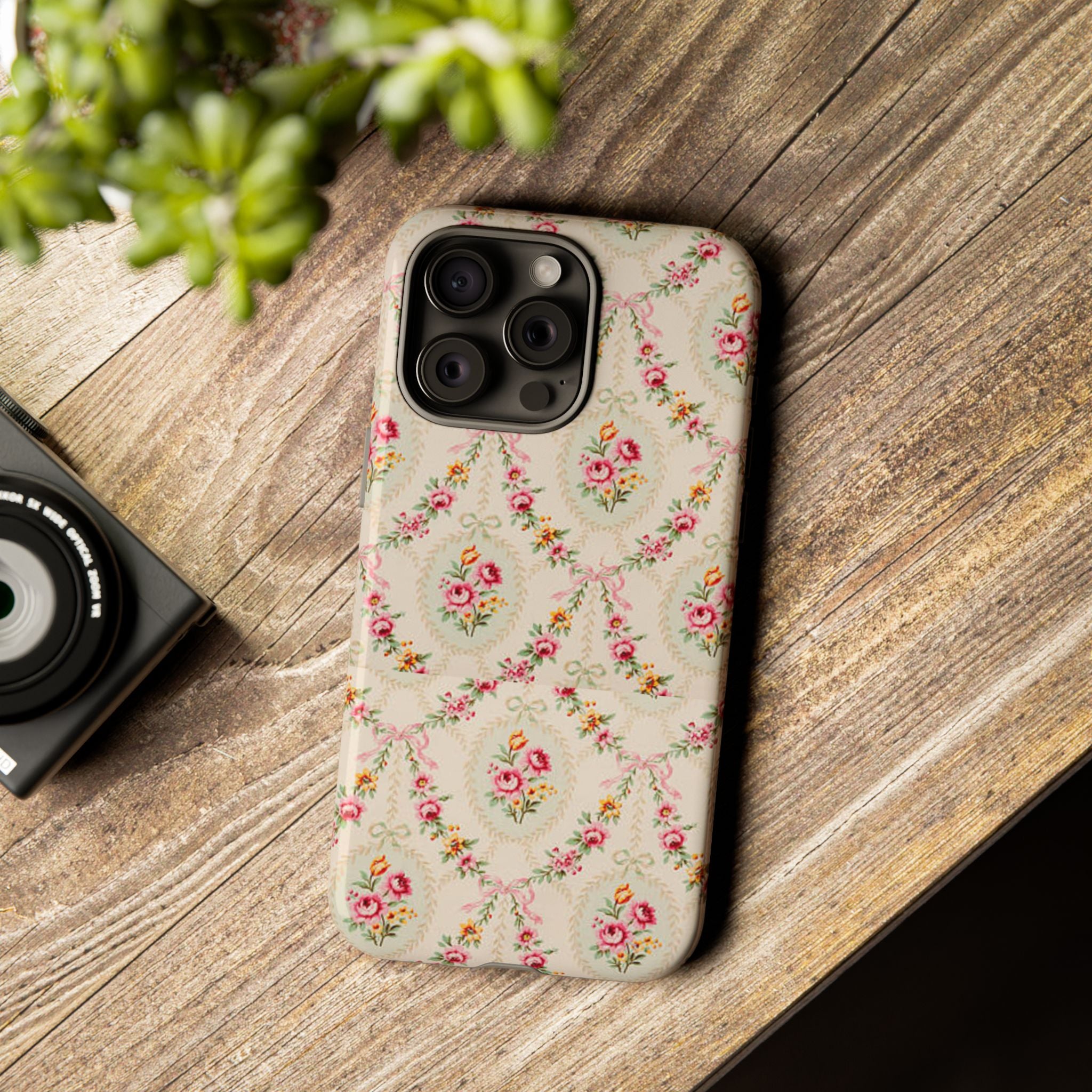 Vintage Floral Medallion phone case | Tough Cases