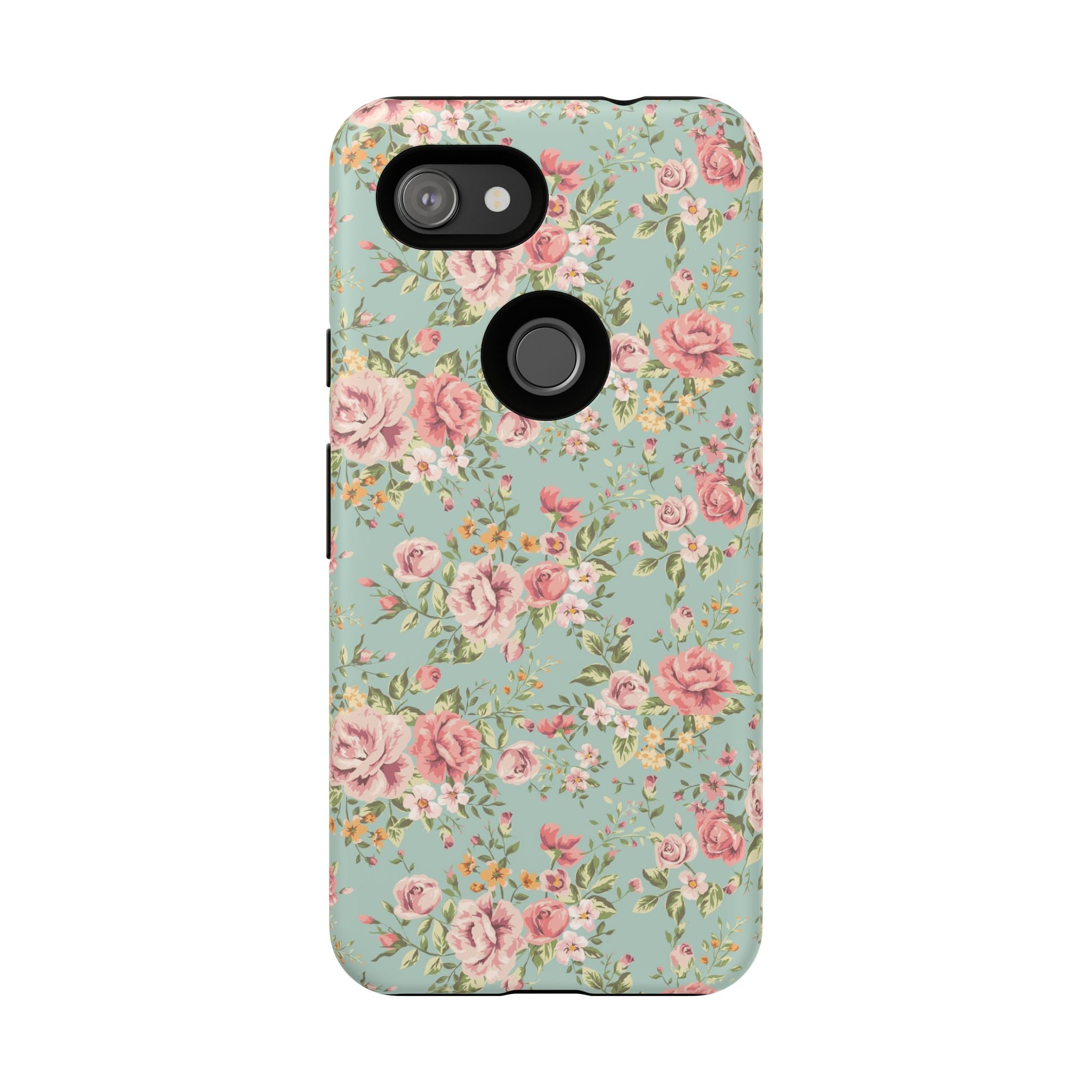 Vintage Pink Rose Floral Phone Case | Tough Case